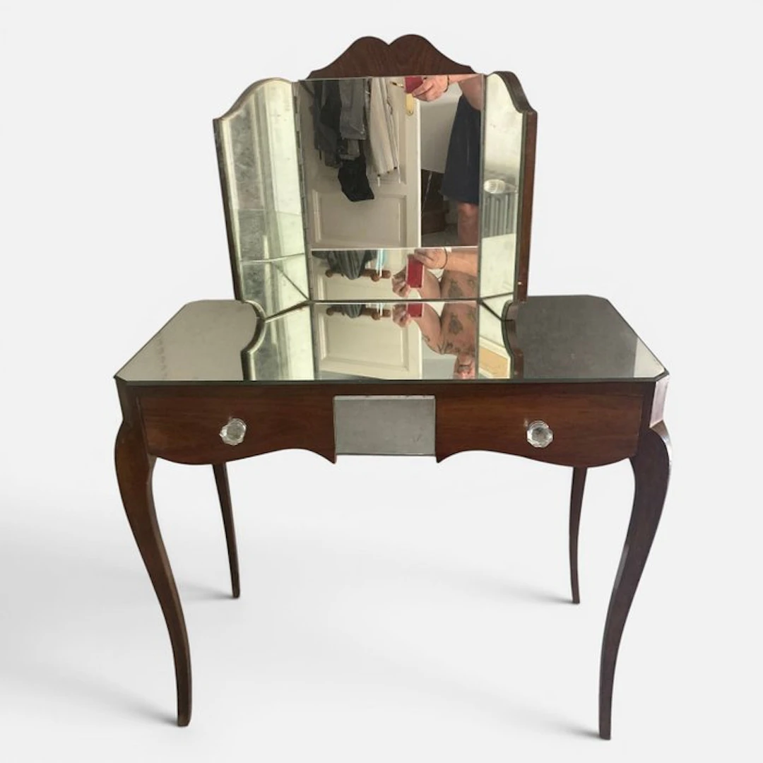Coiffeuse - Wood - Hairdresser "Art Nouveau"