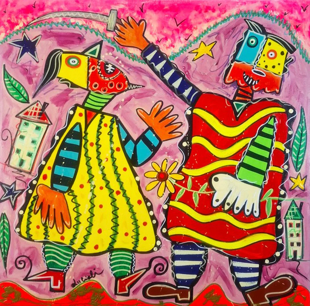 Damiano Lucioli (1970) - I due giullari