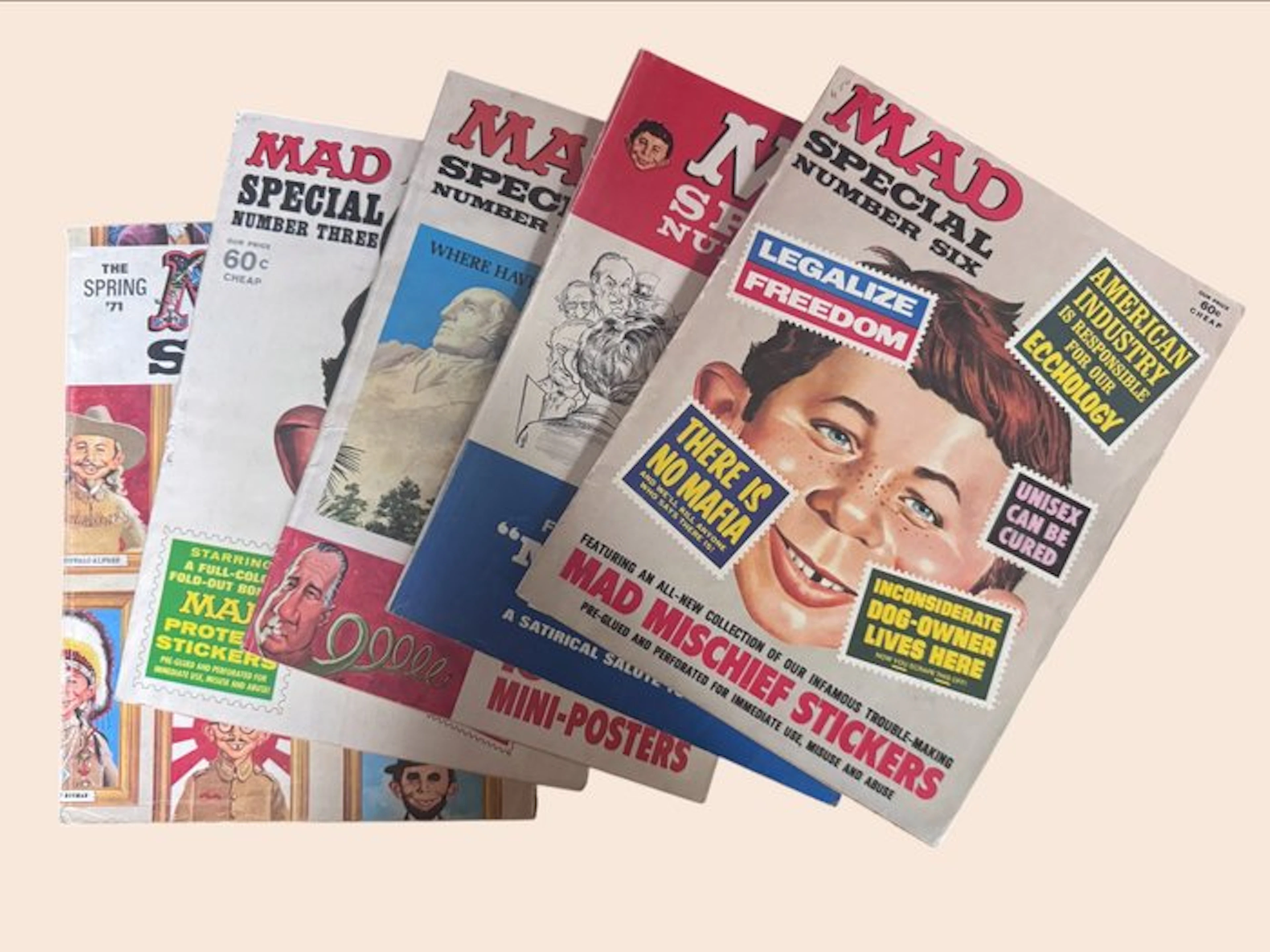 MAD Super Specials/Special #2–6 – early 1970s run – #6...
