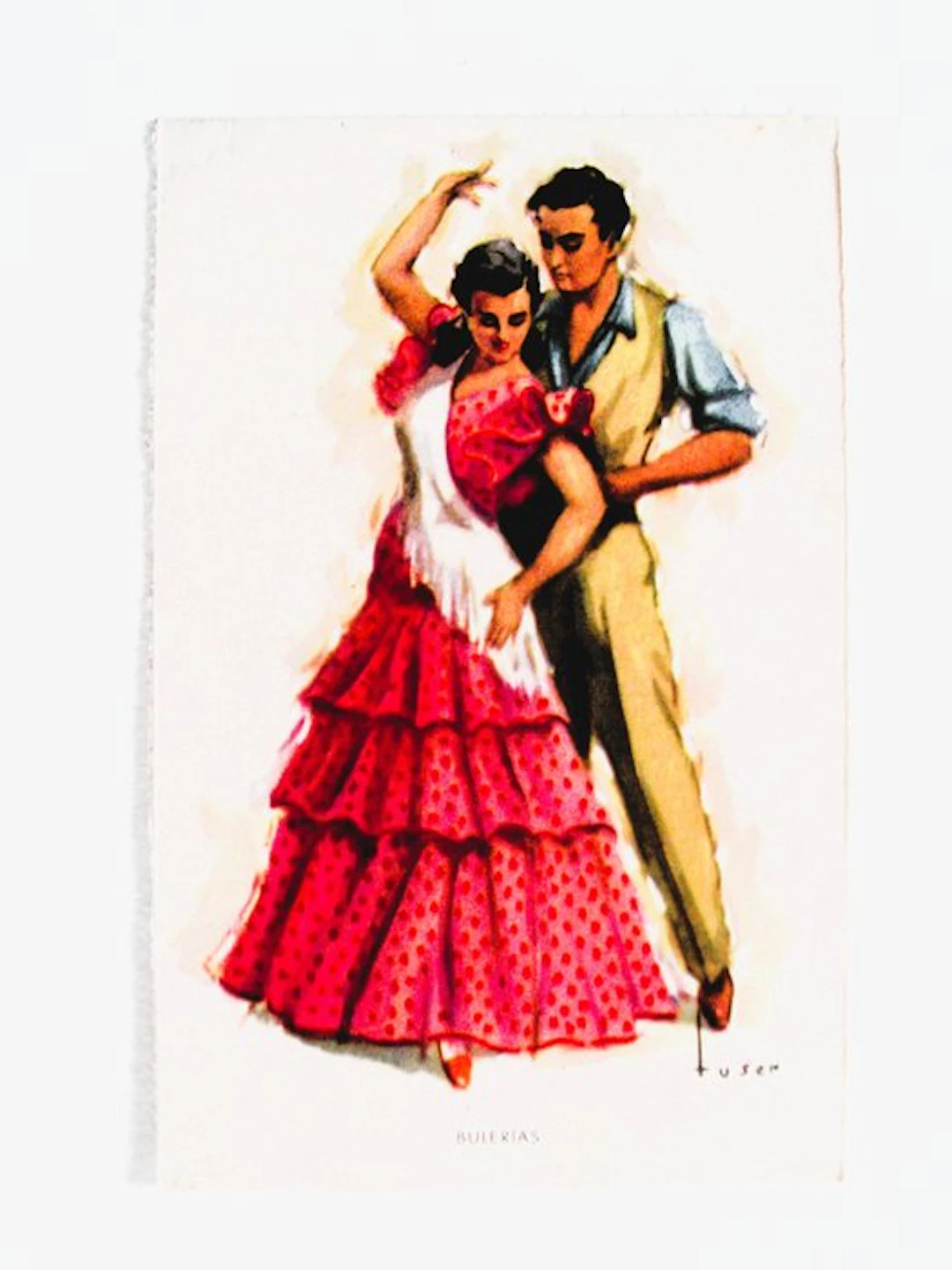 Spain - Series of 6 Postcards 'Flamenco Art' - Spanish...