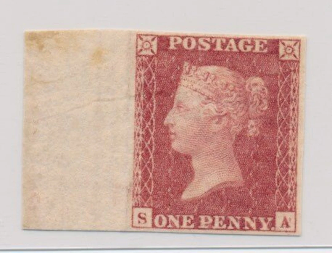 Great Britain 1865 - 1 Penny Carmine Rose