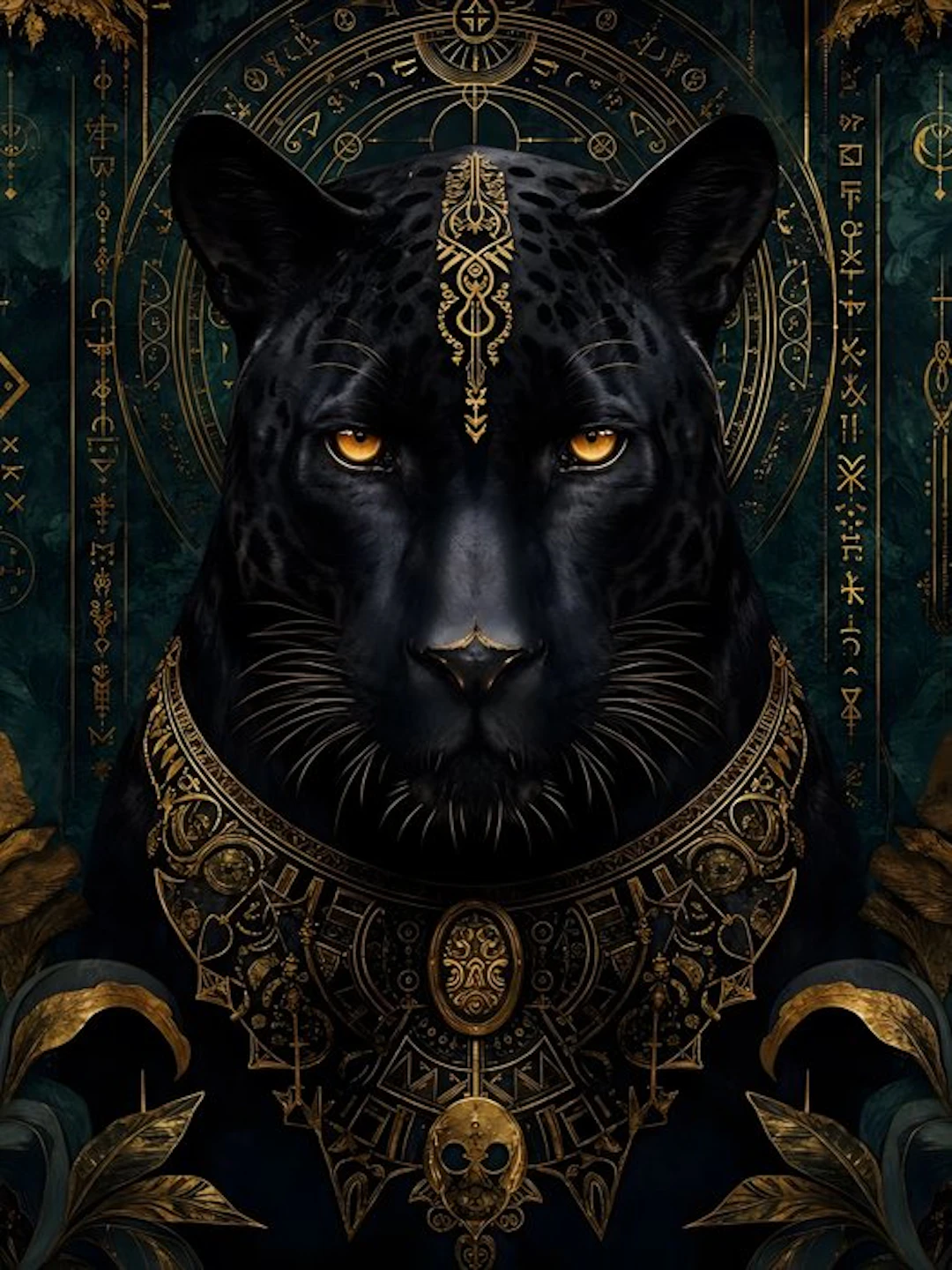 daveY - MODERN REGENCY BLACK PANTHER - "ROYAL OBSIDIAN"