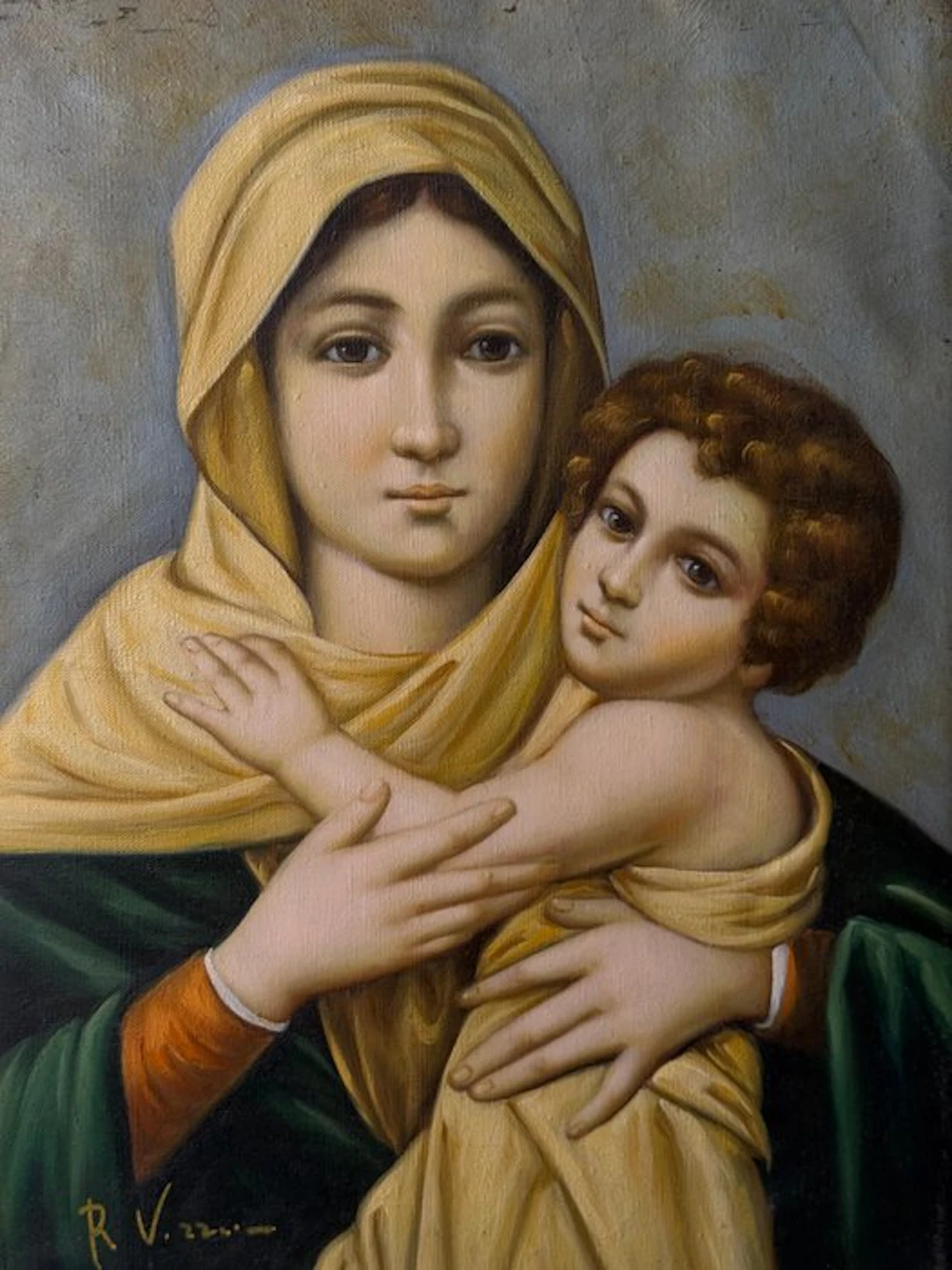 Italian school (XX) - Madonna con il bambino