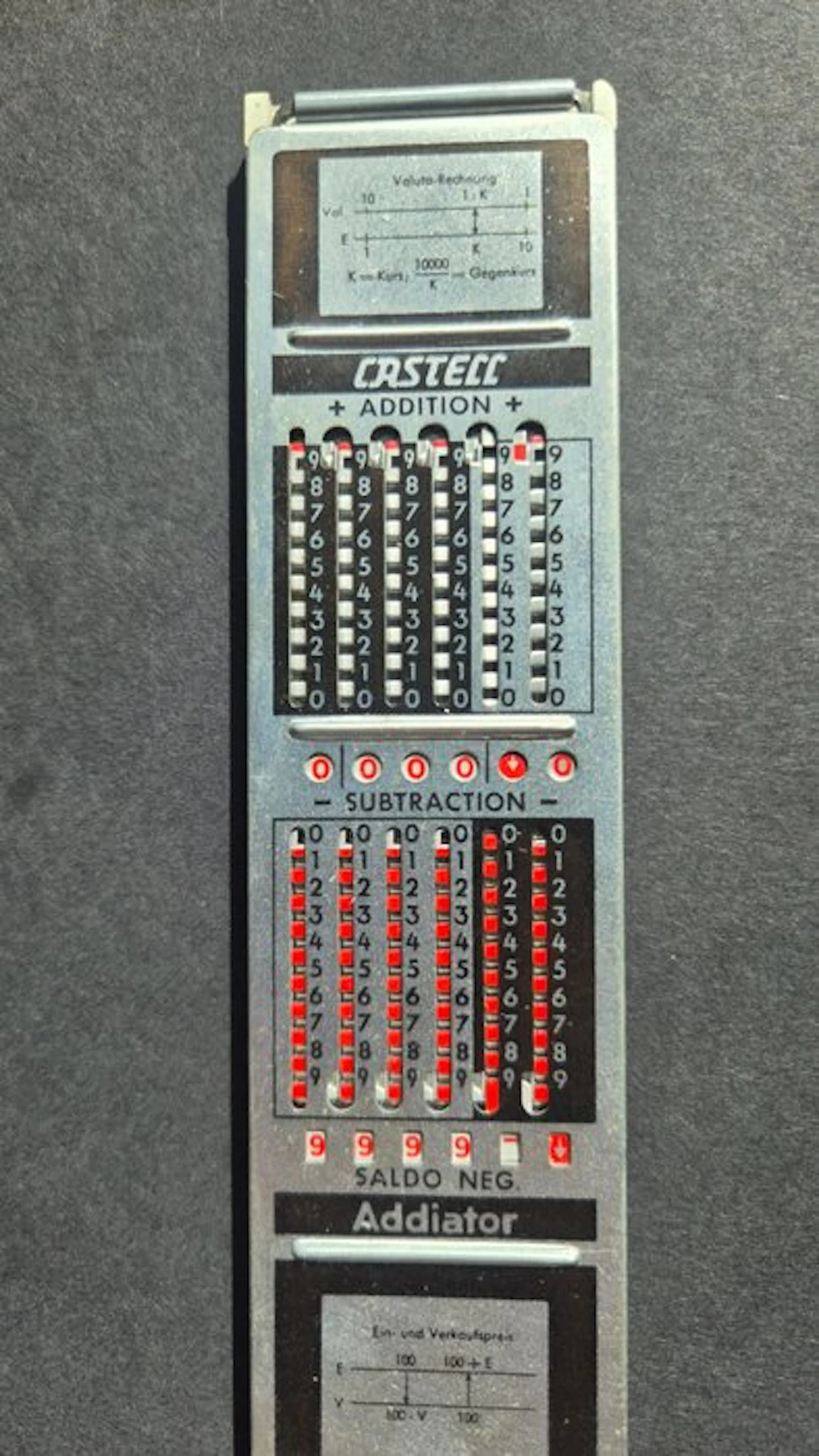 Faber-Castell Castell-Addiator 67/22Rb „Disponent“ - Slide rule