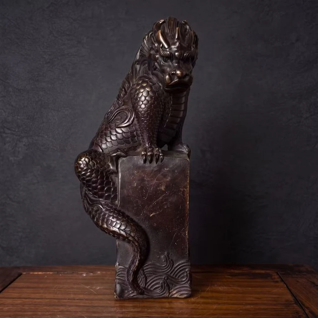 Drakenvis - Bronze - China (No reserve price)