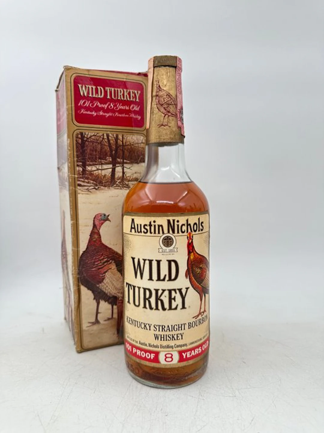 Wild Turkey 8 years old Austin Nichols - 101 Proof - b. 1970s - 75cl
