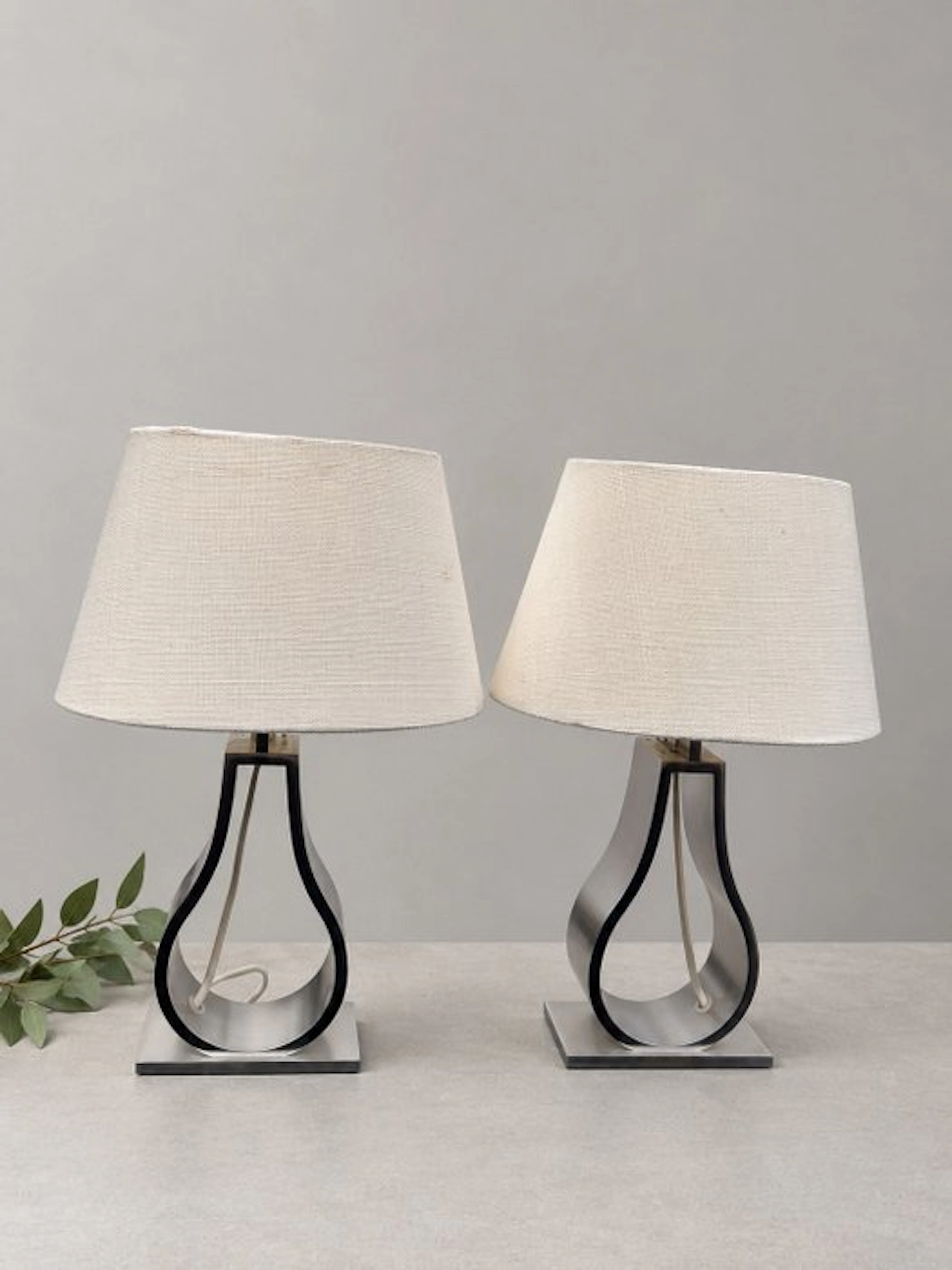 IKEA - Monika Mulder - Lamp (2) - Gunk - Steel, Textile