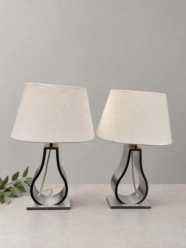 IKEA - Monika Mulder - Lamp (2) - Gunk - Steel, Textile