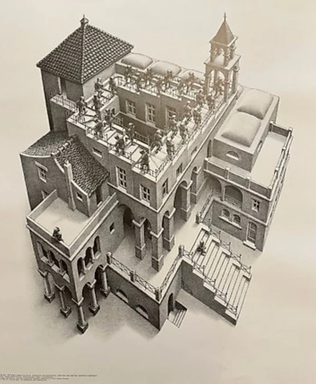 M.C Escher - M.C Escher Company Baarn Holland - Klimmen en dalen - 2000s