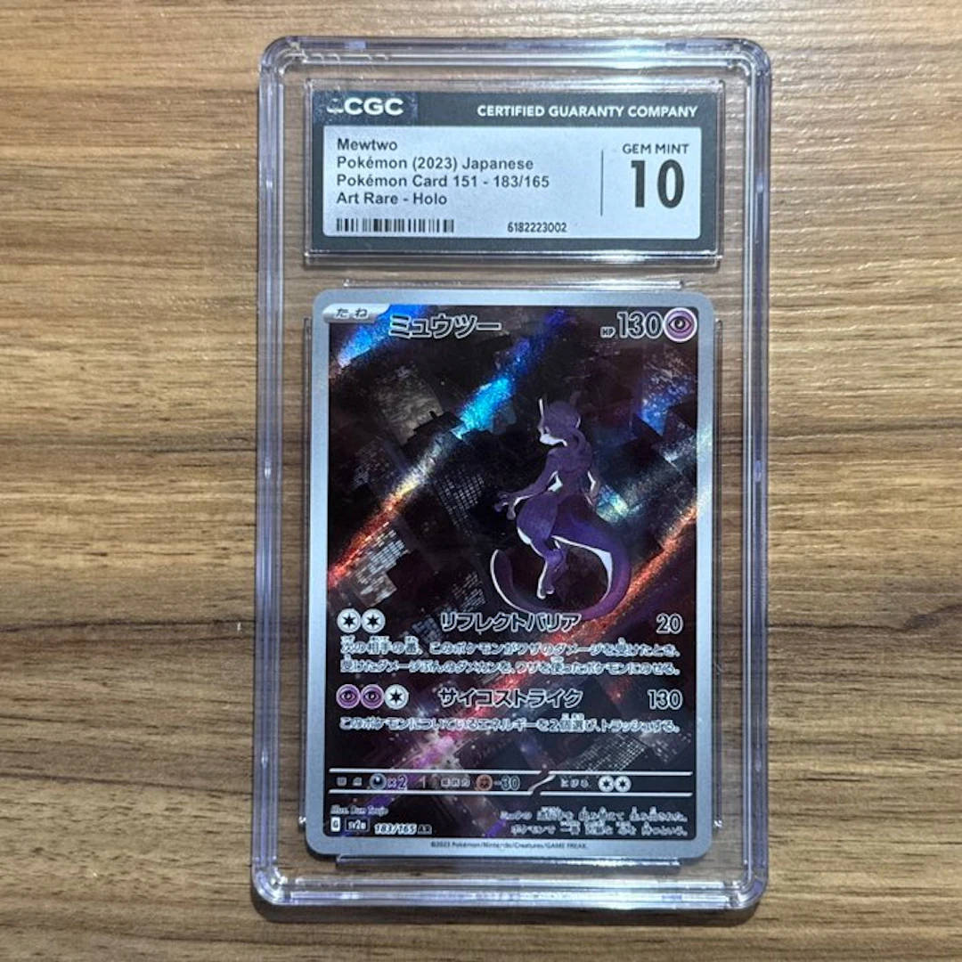 Pokémon Graded card - Mewtwo 183 - CGC 10