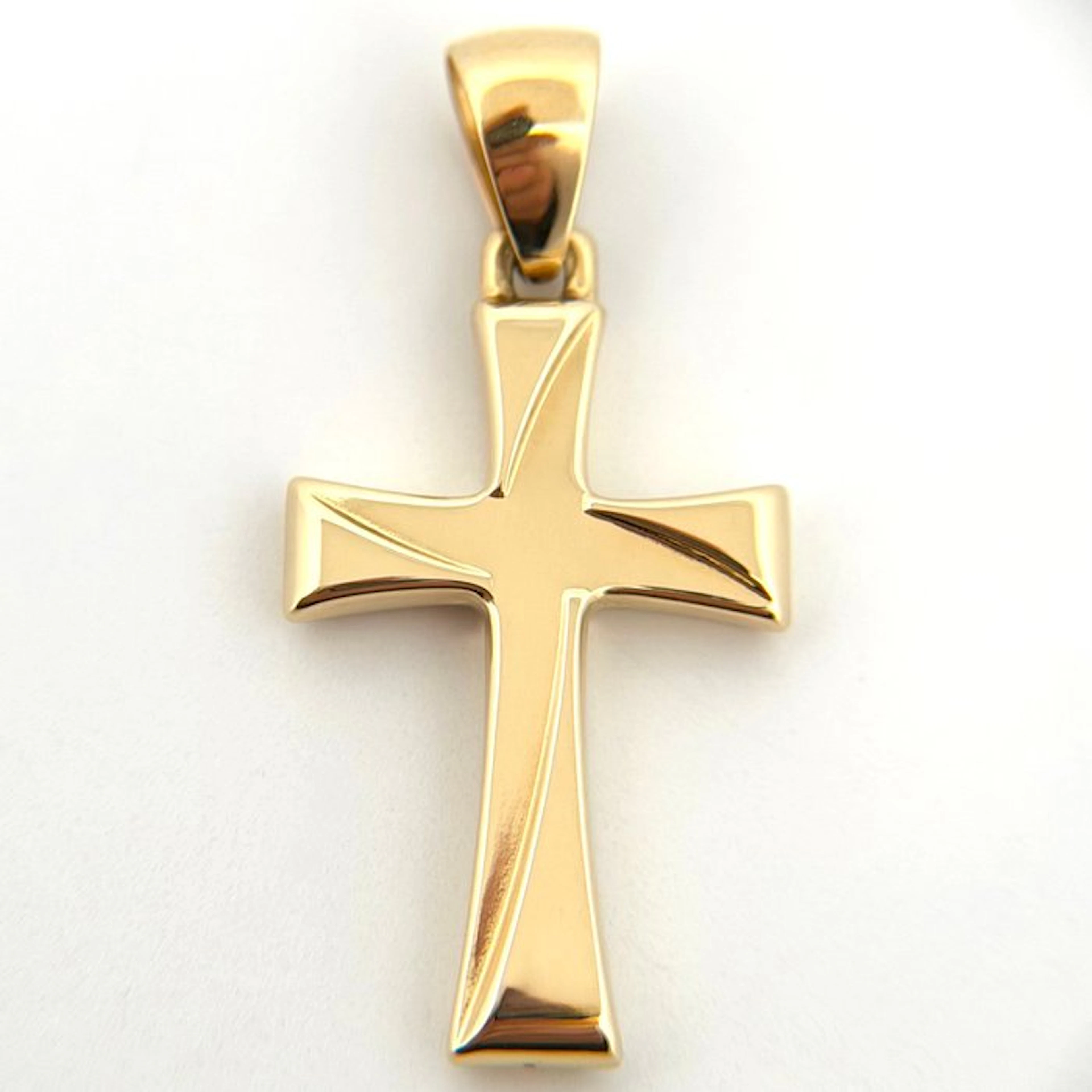 No reserve price - Pendant - 18 kt. Yellow gold, White gold - Croce