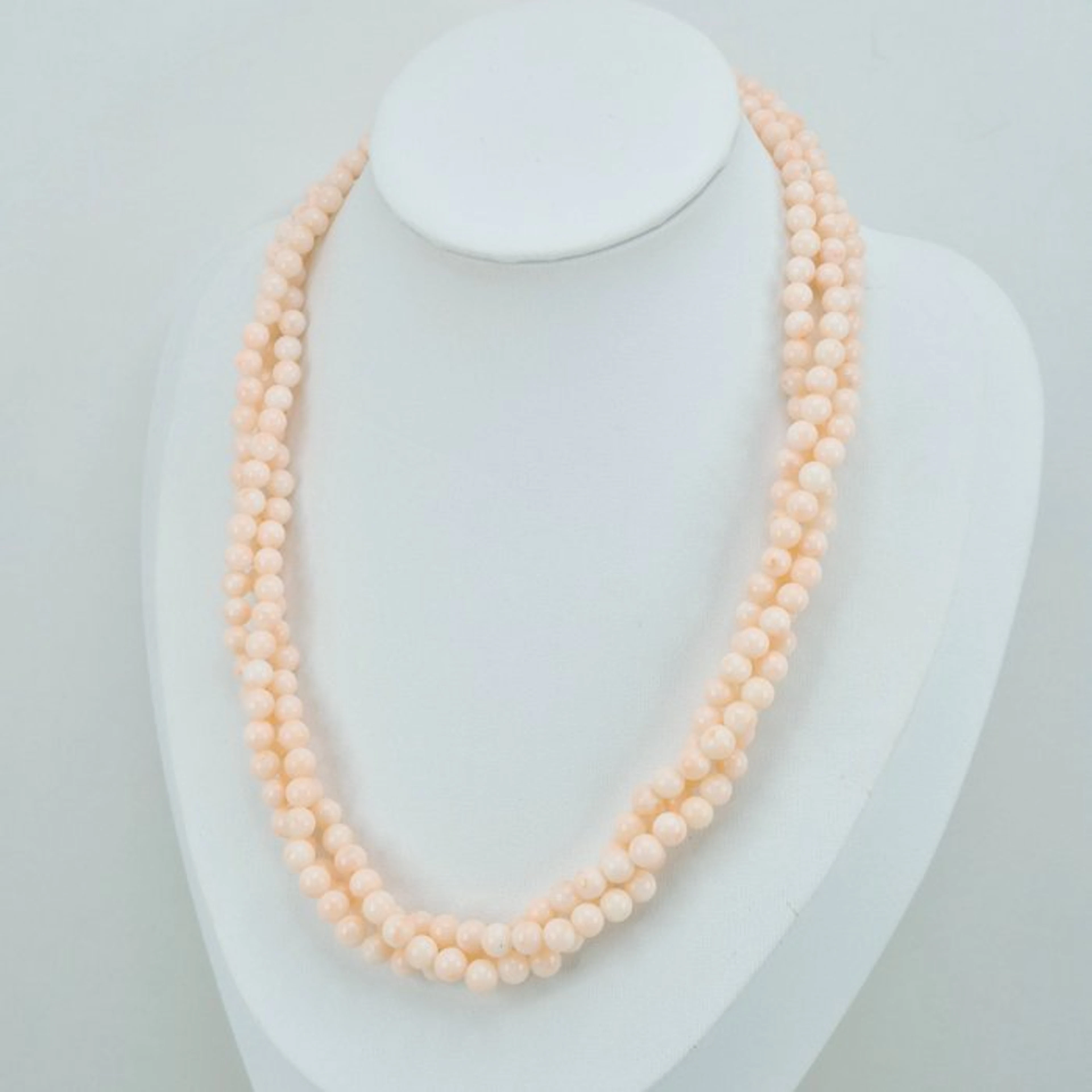 Coral - Silver, Gold-plated - Necklace - Corallo Rosé