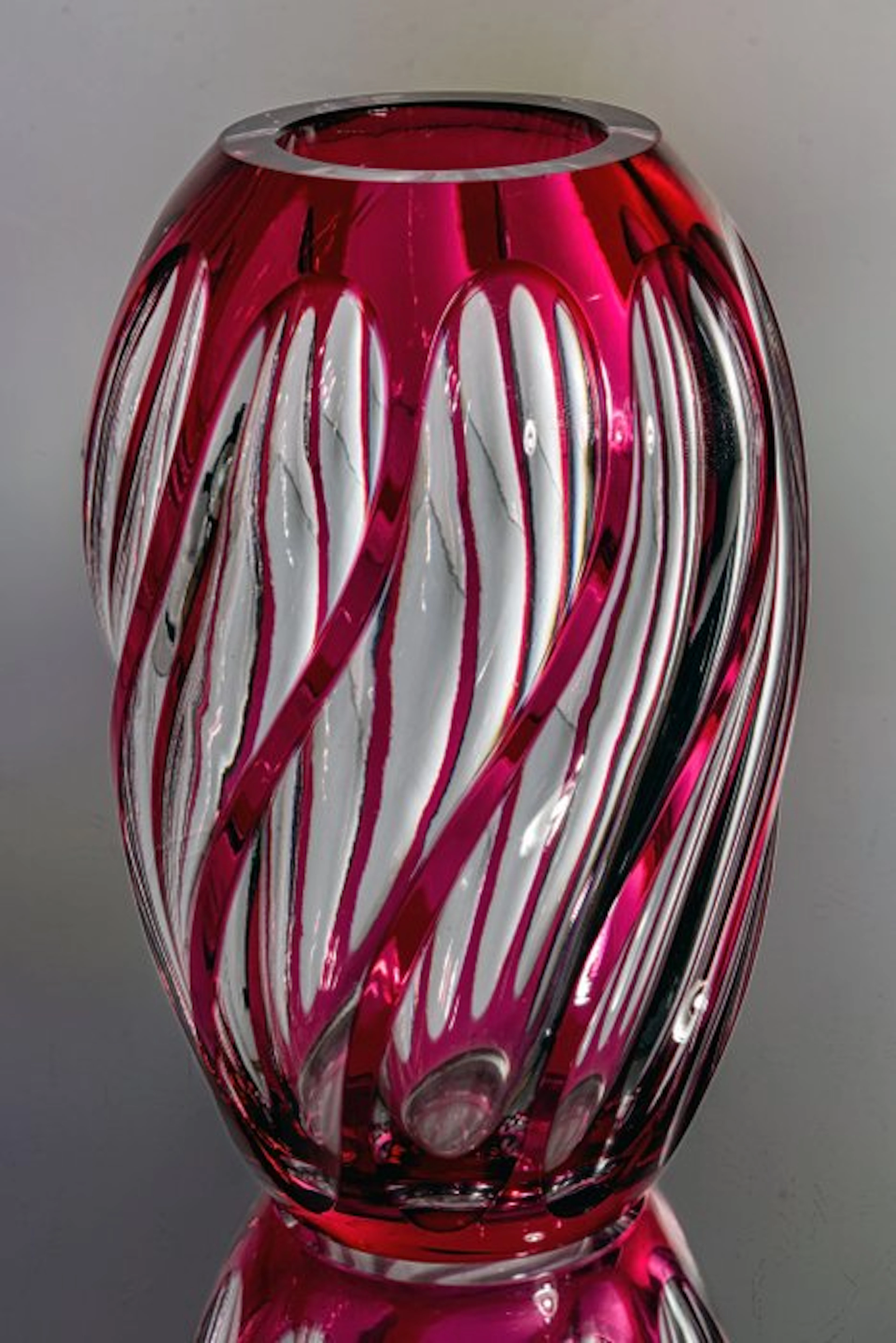 Joh. Oertel & Co (attr.) - Vase - Hand-cut designer vase...