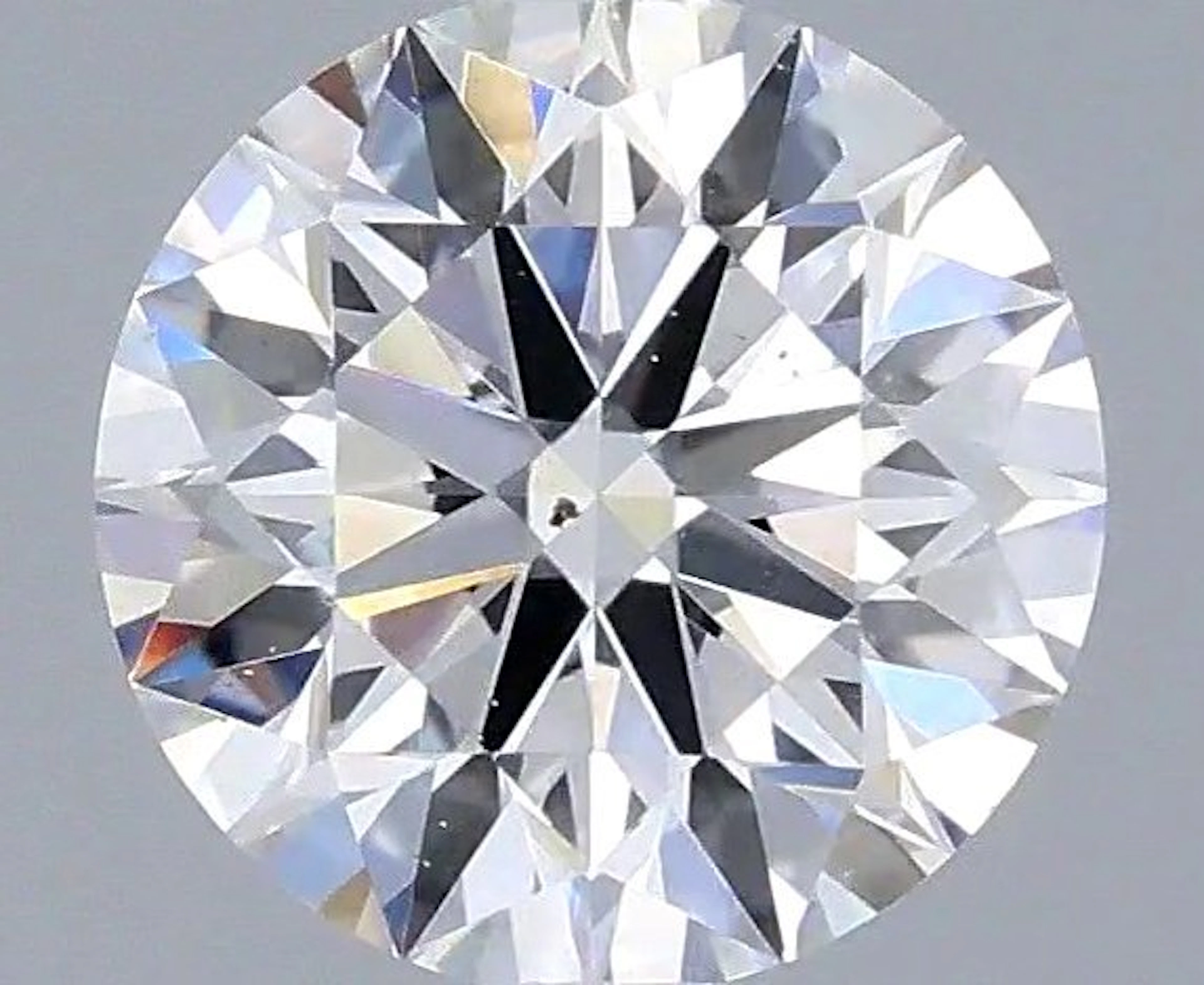 1 pcs Diamond (Natural) - 0.40 ct - Round - D...