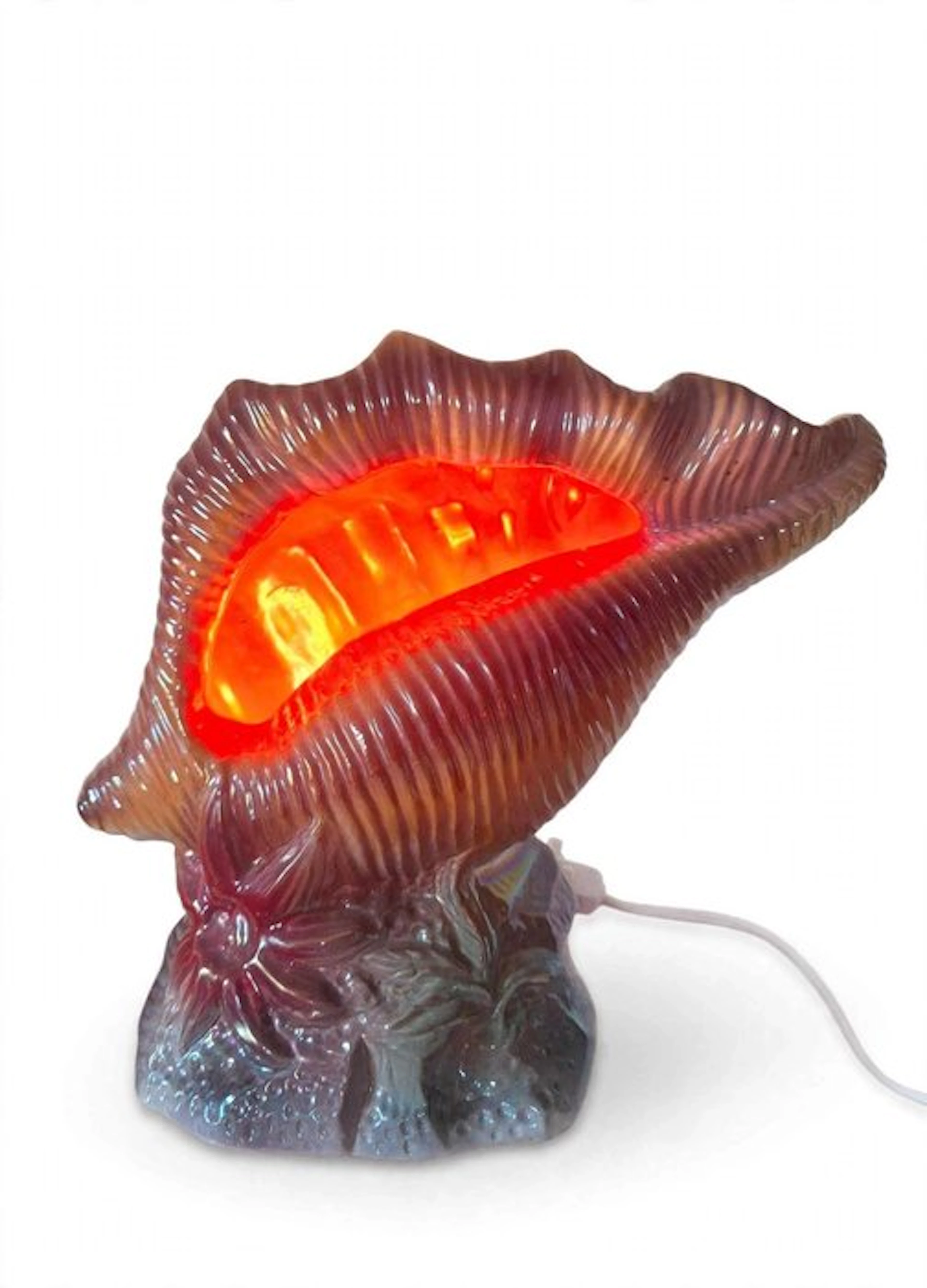 Table lamp - RARE Vintage Shell Lamp Holland 942 Jema...