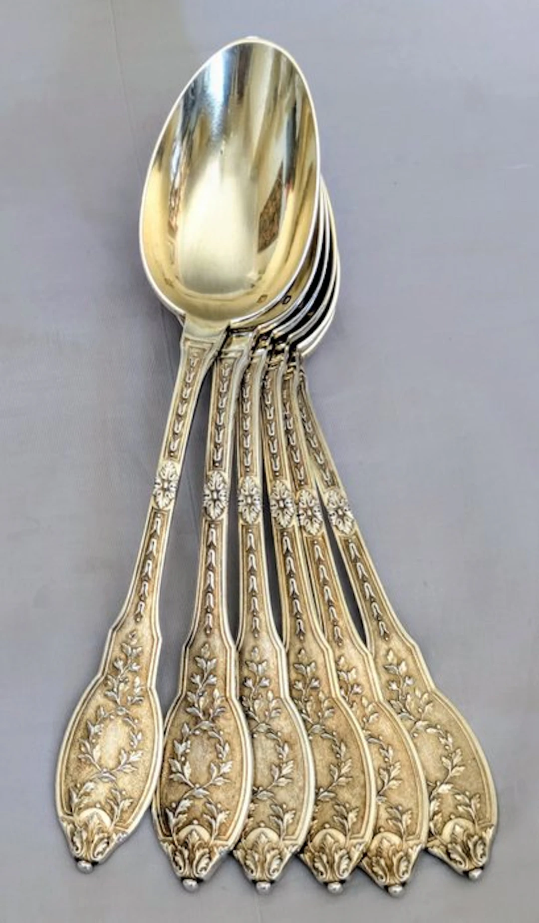 Robert Linzeler - Spoon (6) - .950 silver - Table spoons