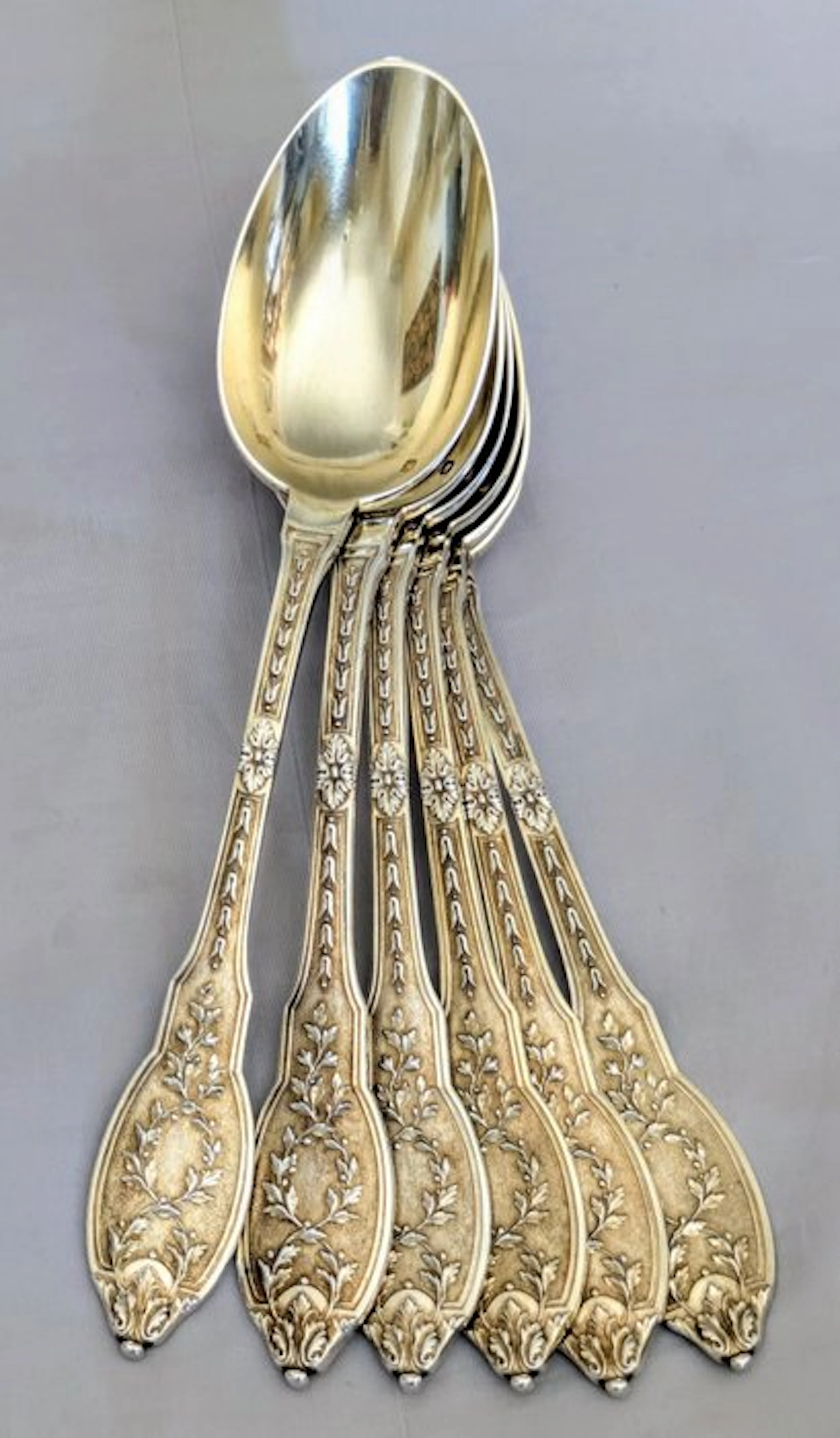Robert Linzeler - Spoon (6) - .950 silver - Table spoons