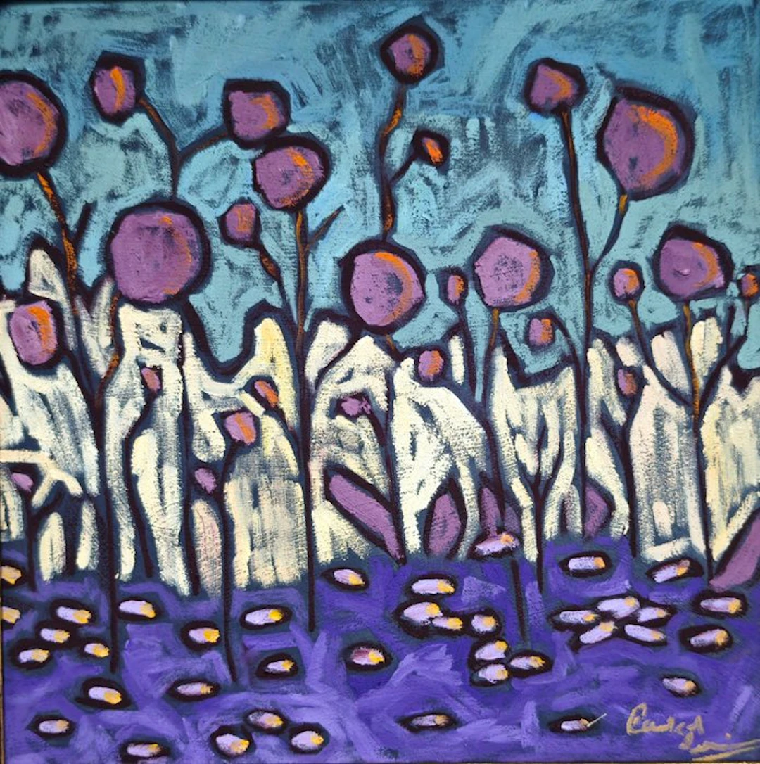 École fauviste (XX) - Le Jardin violet - NO RESERVE