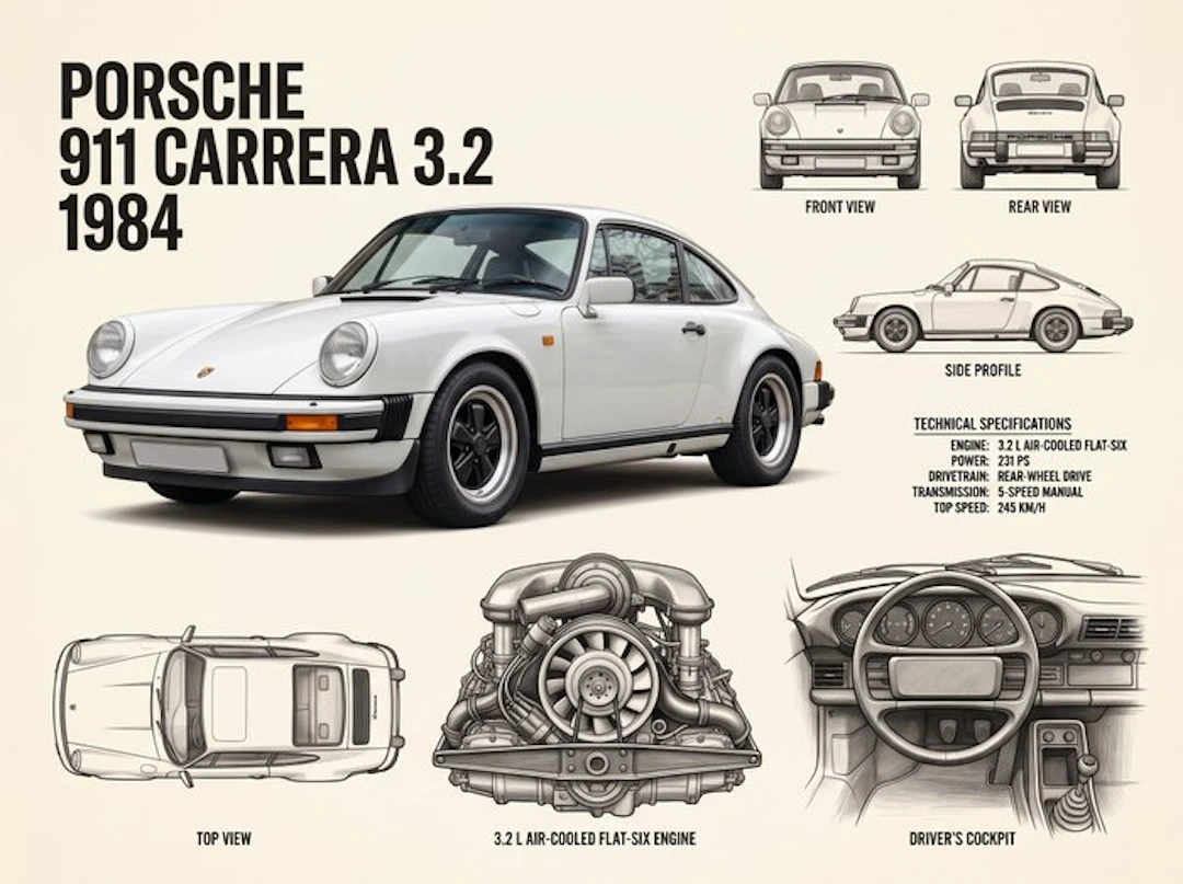 Shmidt.Art - Porsche - Porsche 911 Carrera 3.2 1984 - 1980s