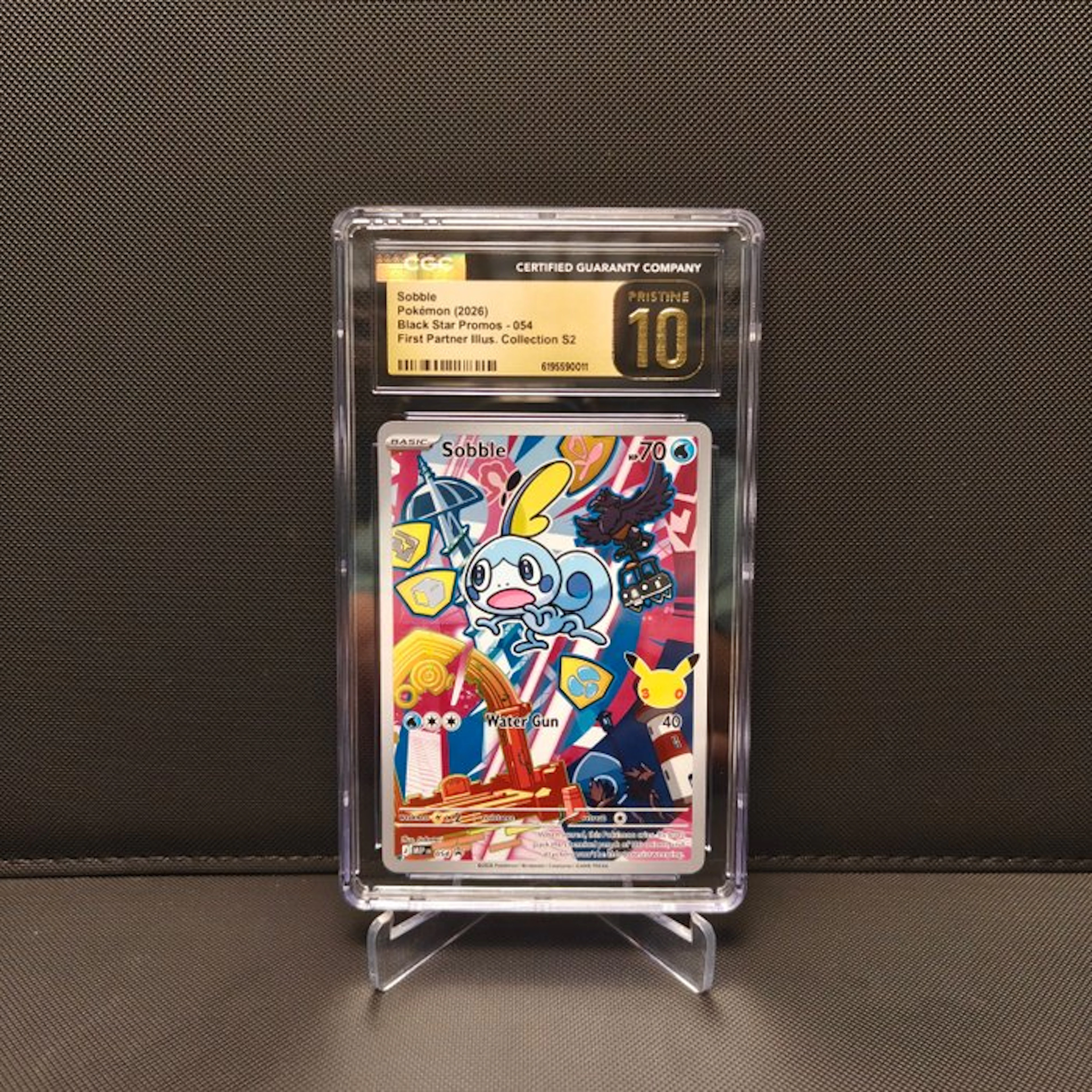 Pokémon - 1 Graded card - sobble 54 Promo card - CGC...