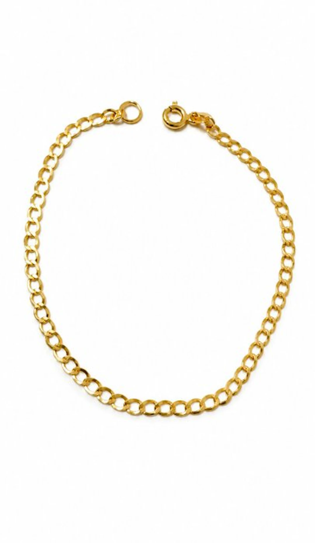 No reserve price - Bracelet - 18 kt. Yellow gold - Gourmette 19 cm 0.9/1 g