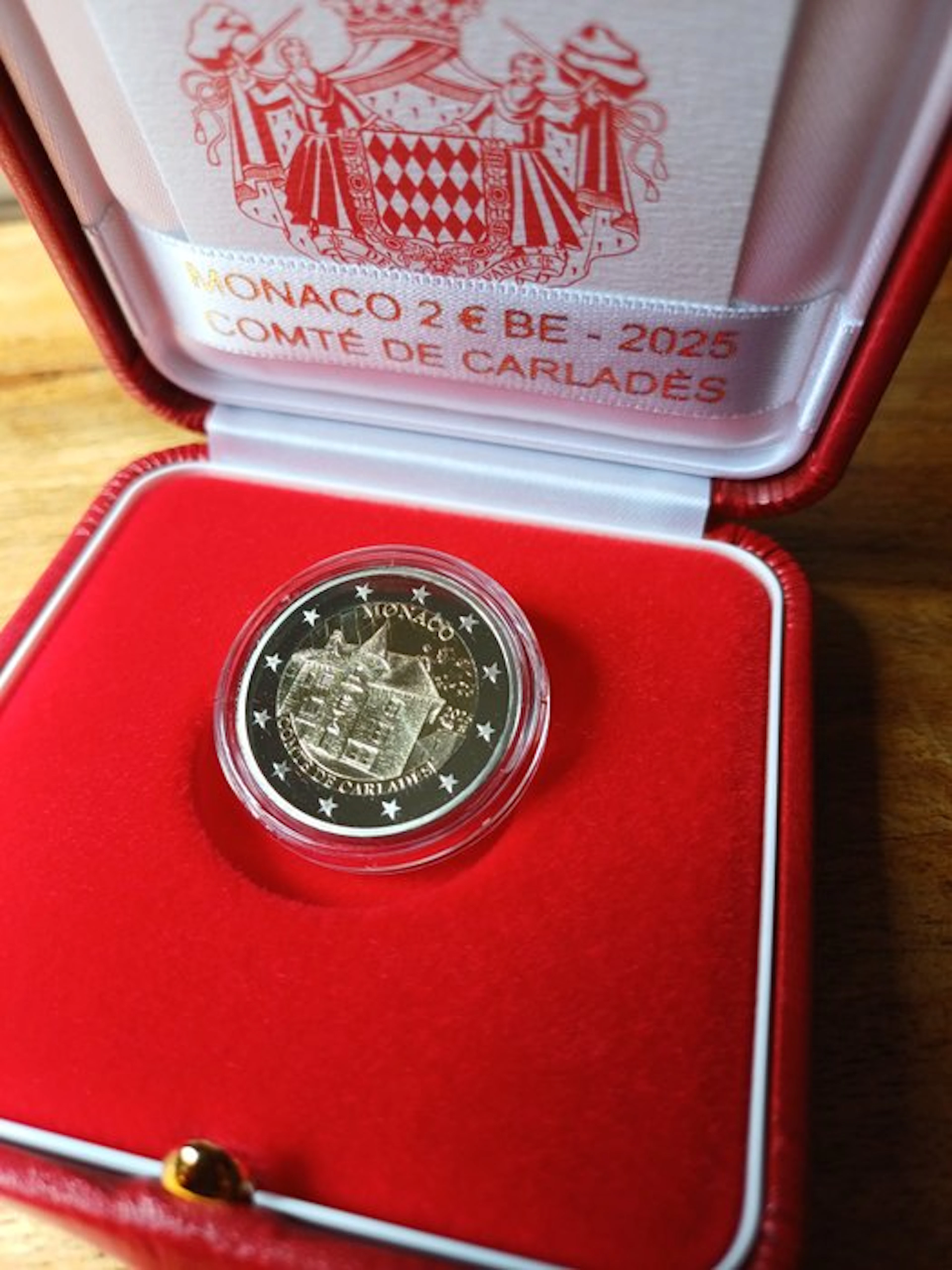 Monaco. 2 Euro 2025 "Comté de Carladès" Proof