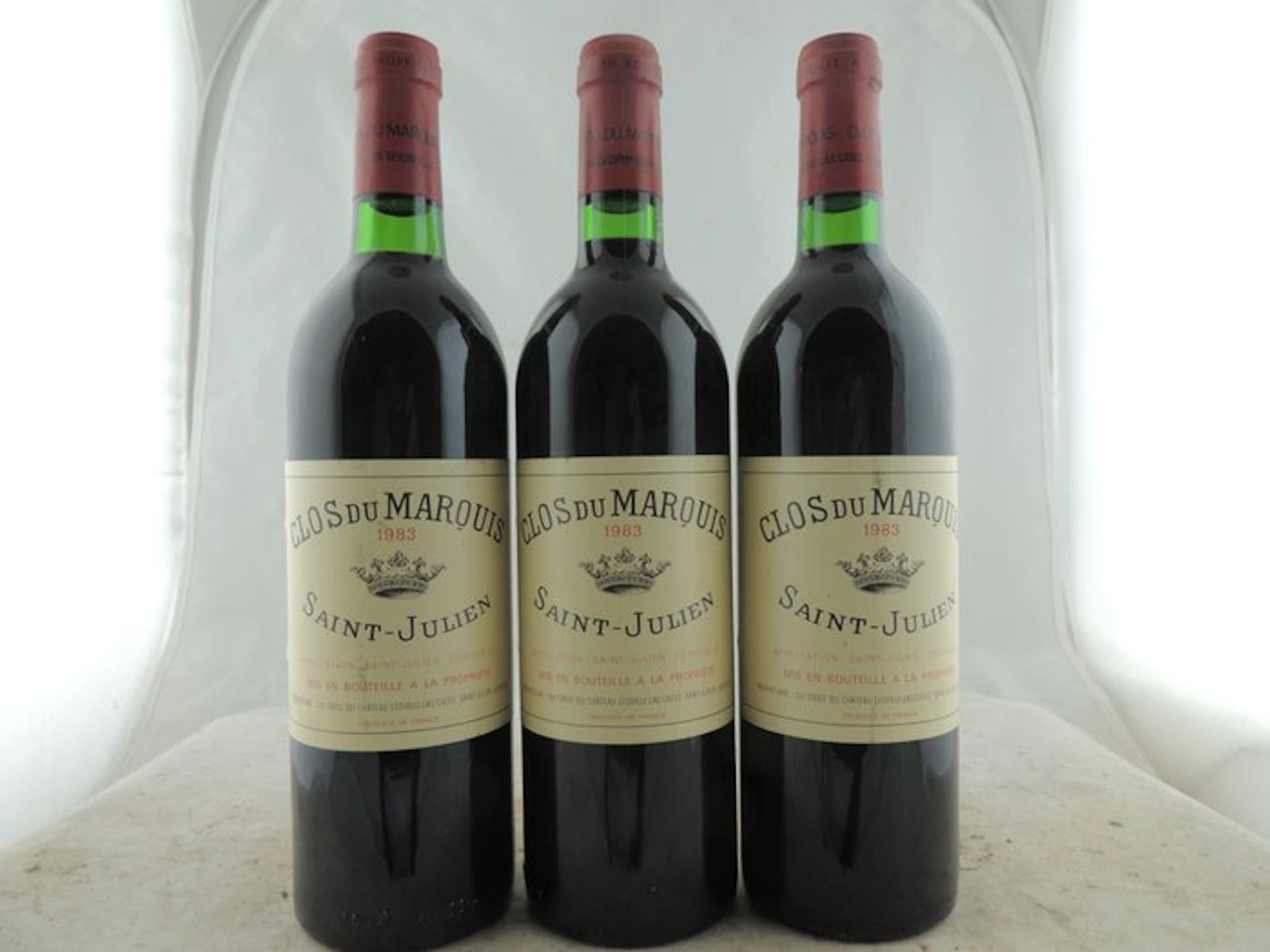 1983 Clos du Marquis AOC - Saint-Julien - 3 Bottles (0.75L)
