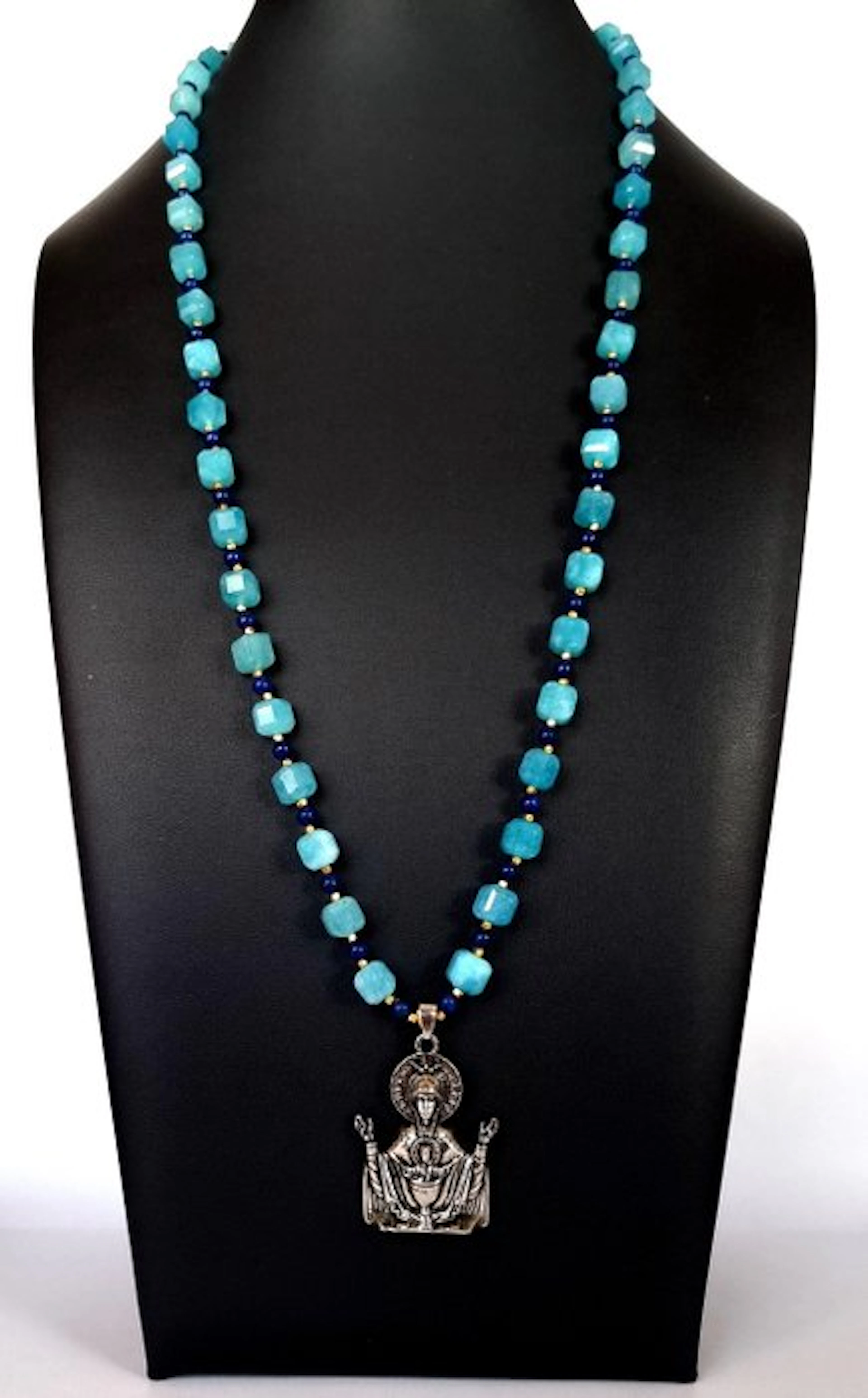 Lapis-Lazuli & Aquamarine - The Virgin Icon...