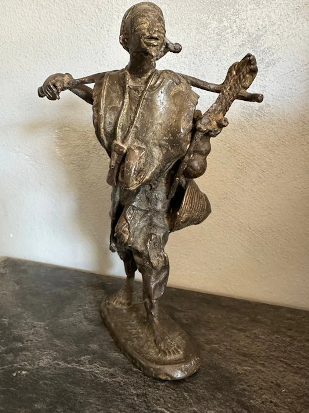 statuette pecheur - Statue - Côte d’Ivoire