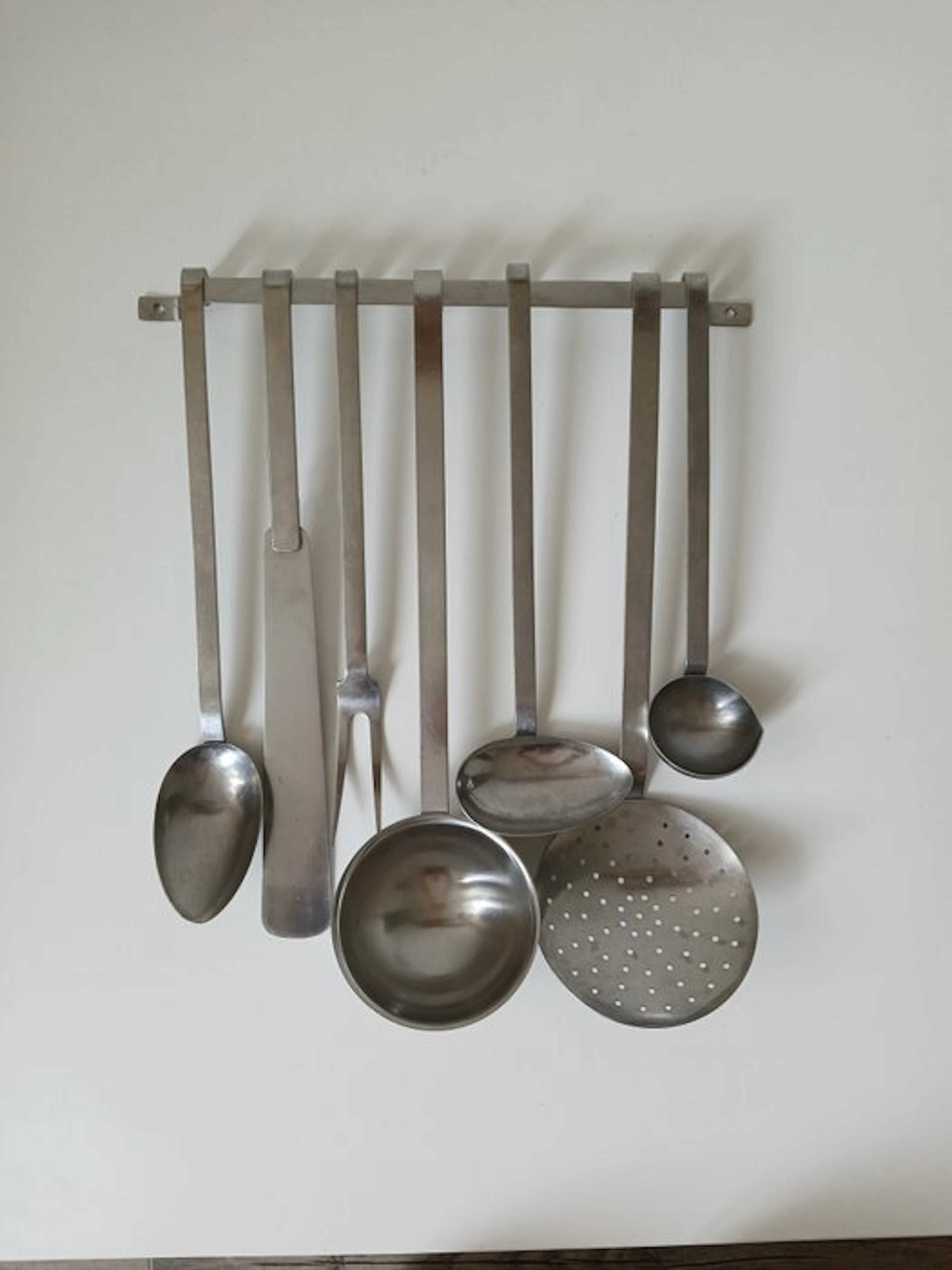 Gero Zilmeta - Wall shelf unit - Stainless steel - 8-piece Dutch Design