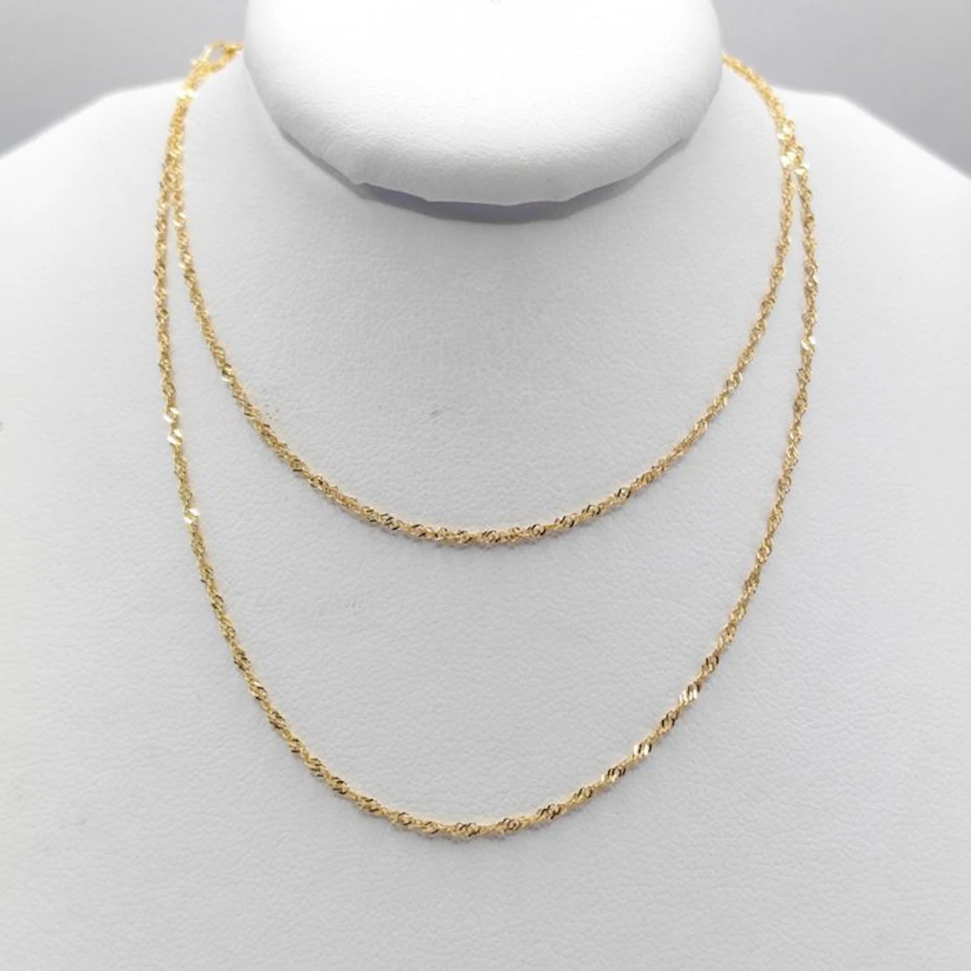 No reserve price - Necklace - 18 kt. Yellow gold