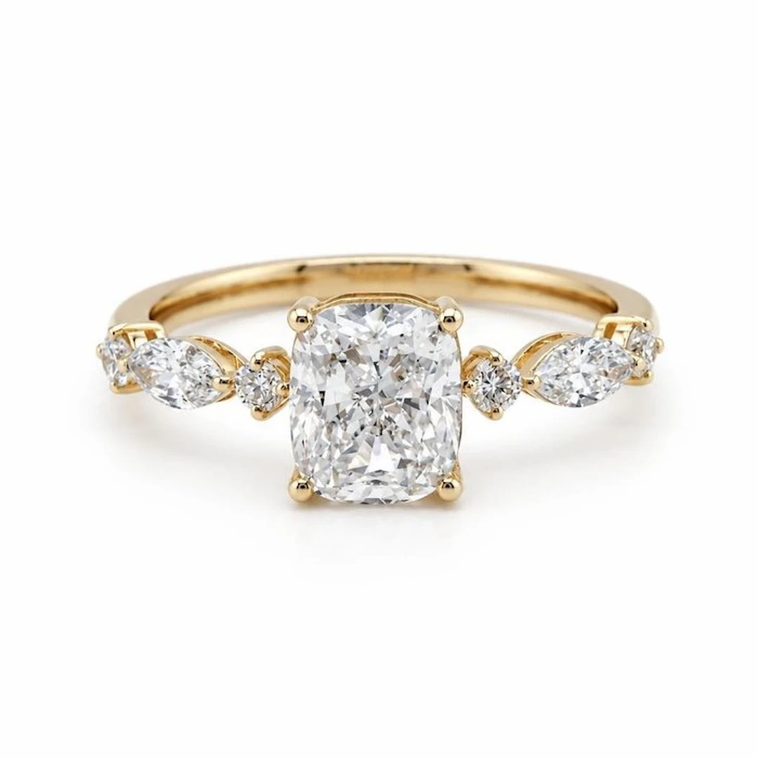 No reserve price - Ring - 14 kt
