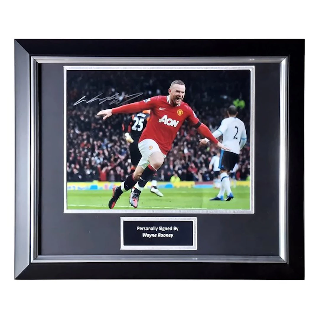 Manchester United - Premier League - Wayne Rooney - Premium Frame - Photograph