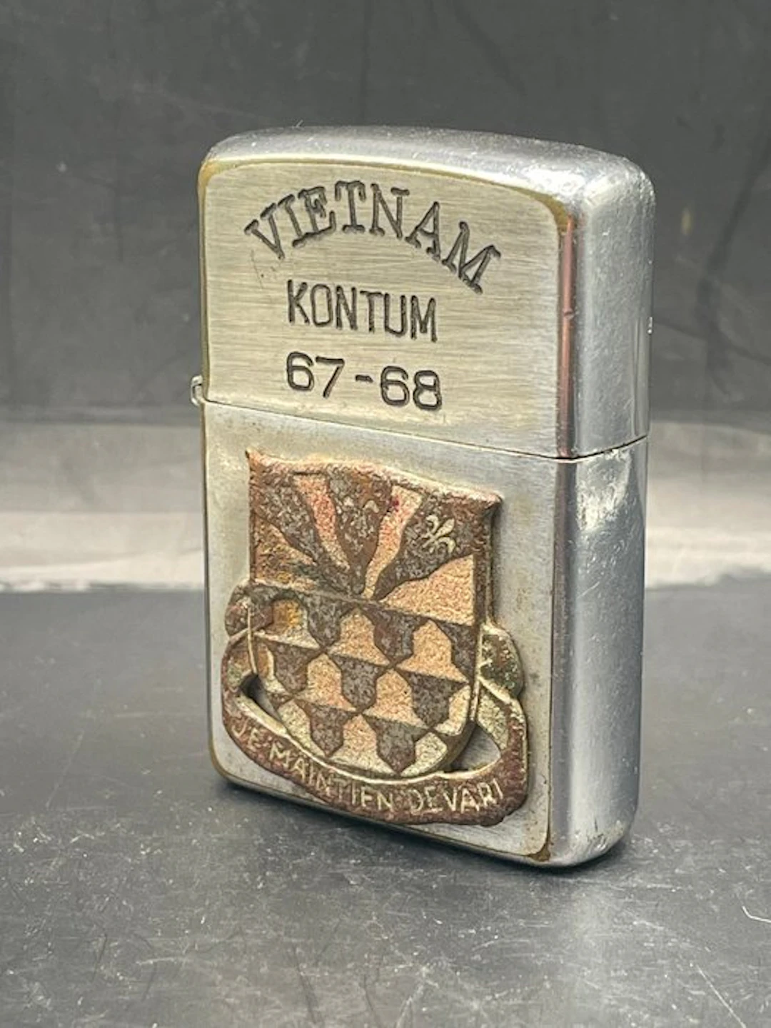 Zippo - ZIPPO VIETNAM KONTUM - 67/68 - No reserve price...