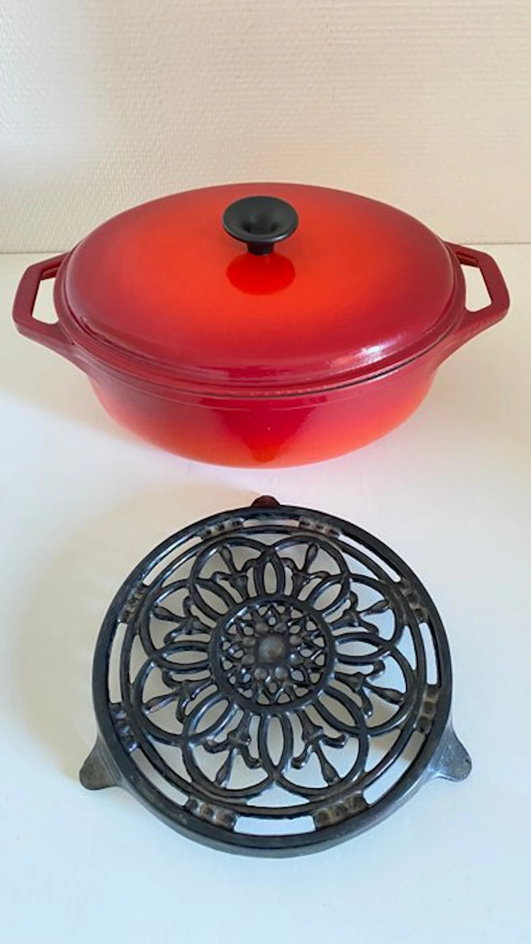 Nomar France - Casserole dish (2) - Enamelled font
