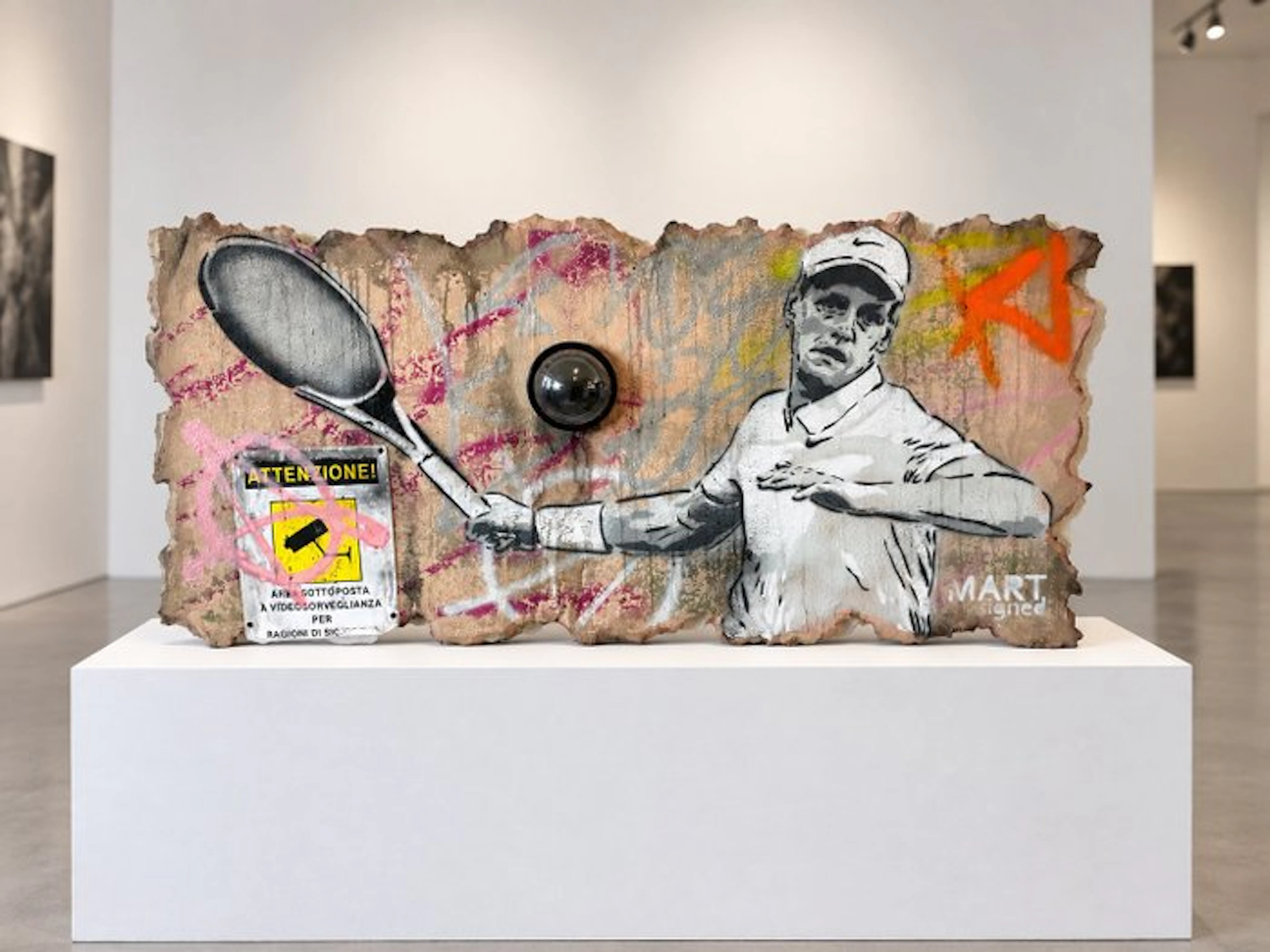Mart Signed (XX) - Jannik Sinner ( tennis in the street) Stop control