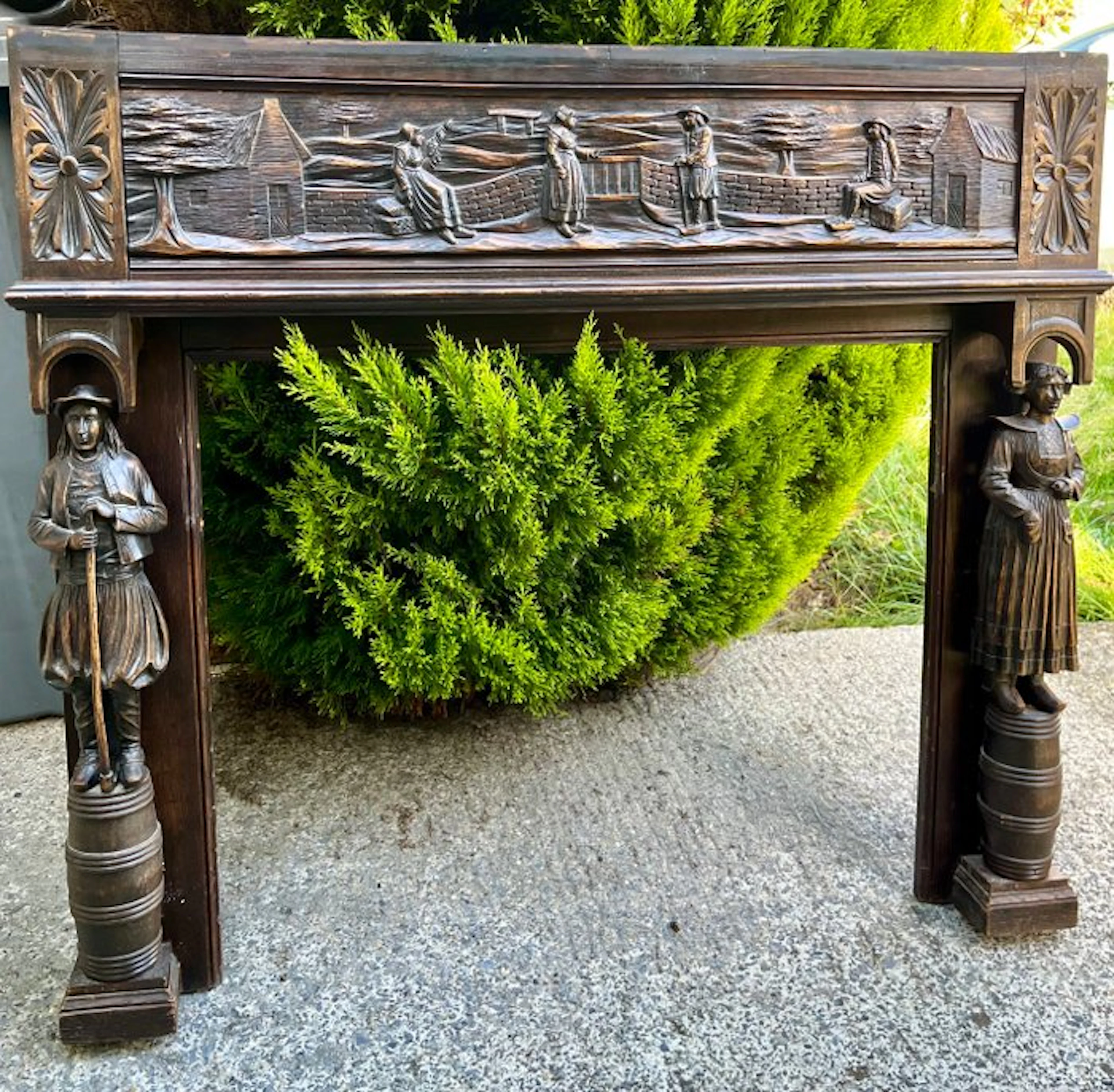 Fireplace accessory - Oak