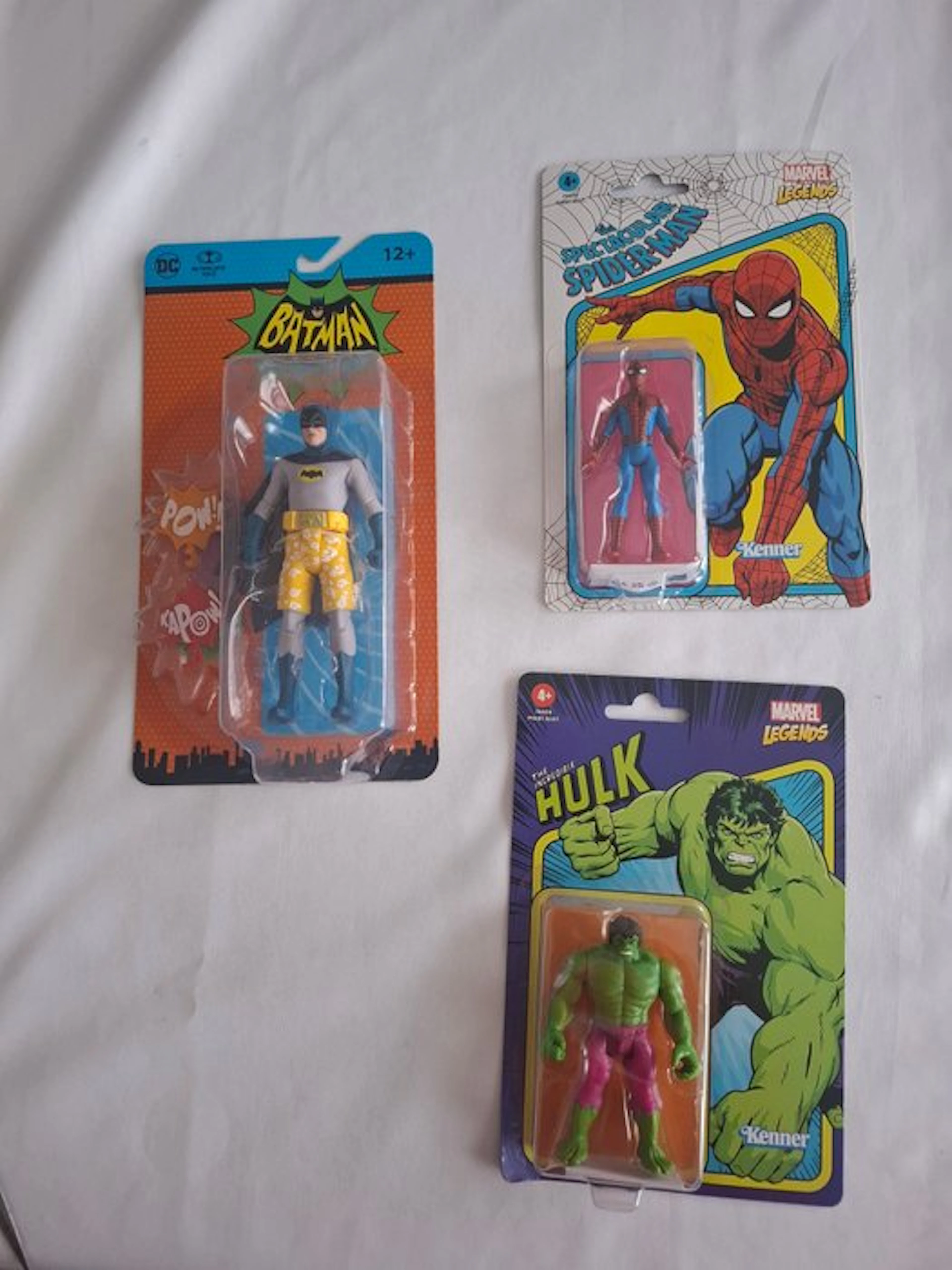 McFarlane Toys - Action figure Batman; Spider-Man; Hulk