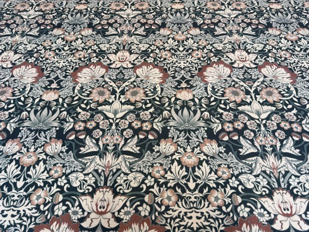 GCFabrics – Cotton Upholstery Fabric with Ornamental...