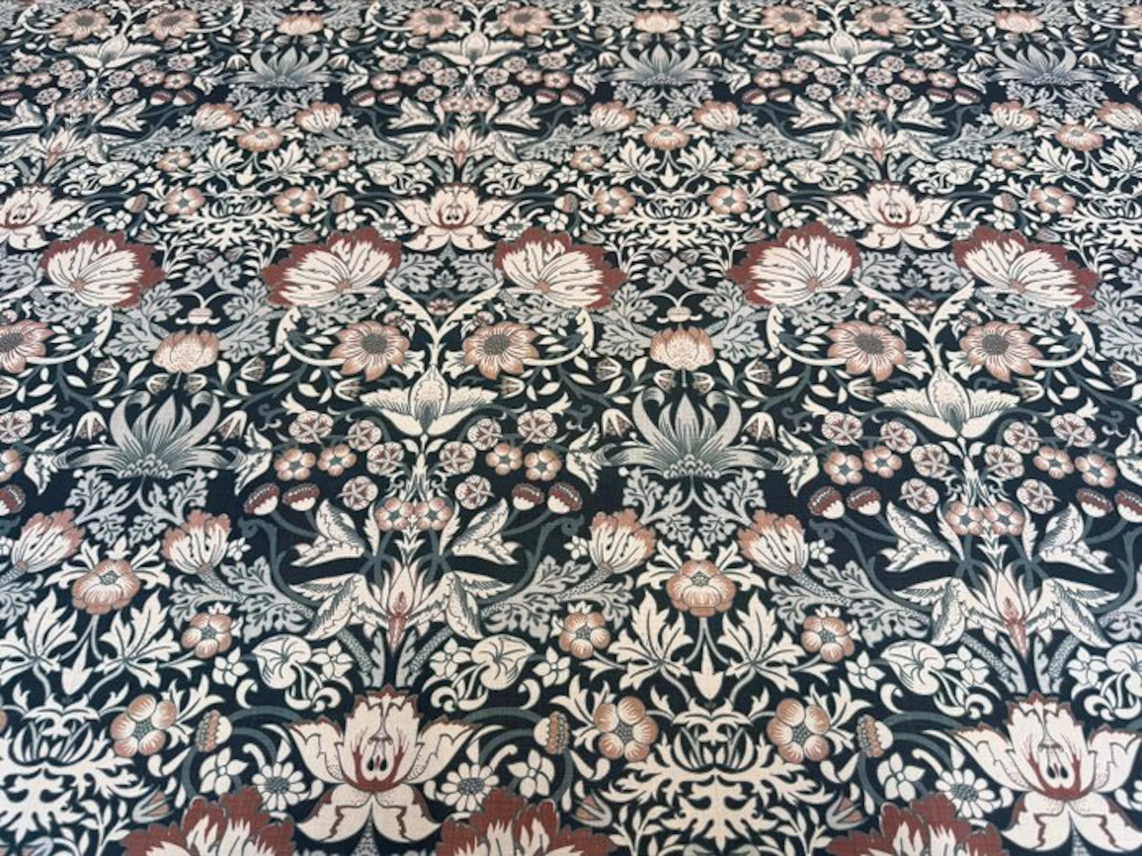 GCFabrics – Cotton Upholstery Fabric with Ornamental...