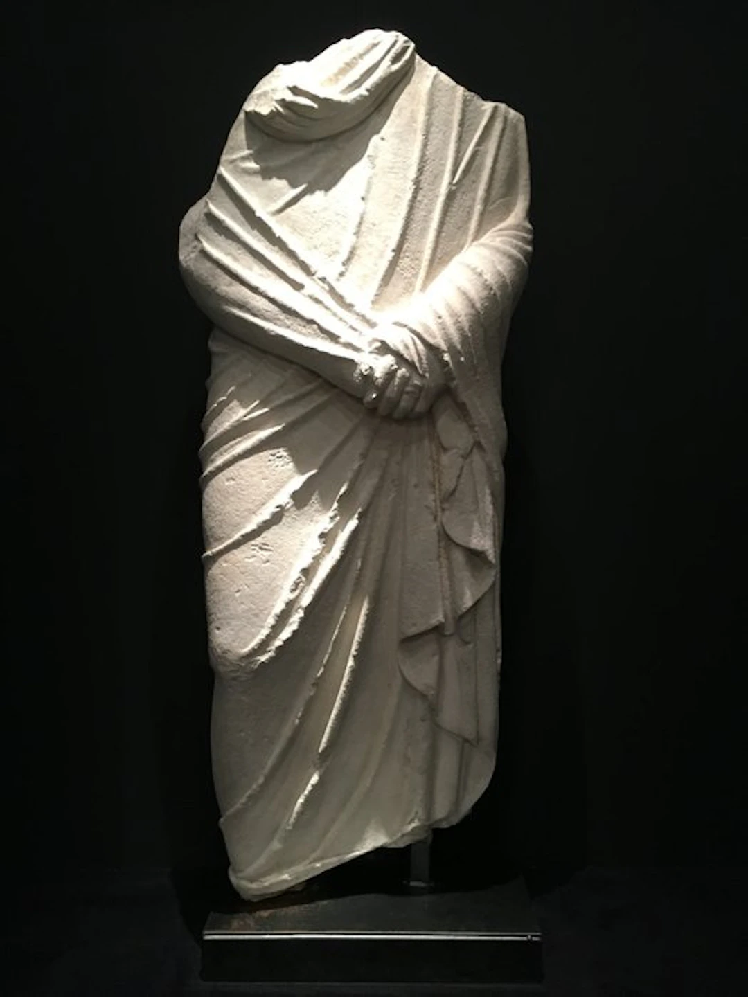 Medieval, Crusaders Era Marble Torso - 150 cm