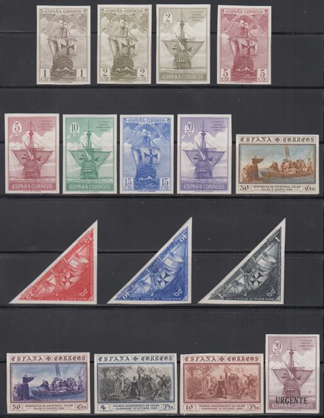 Spain 1930 - Complete series. Discovery of America. - Edifil 531s/46s