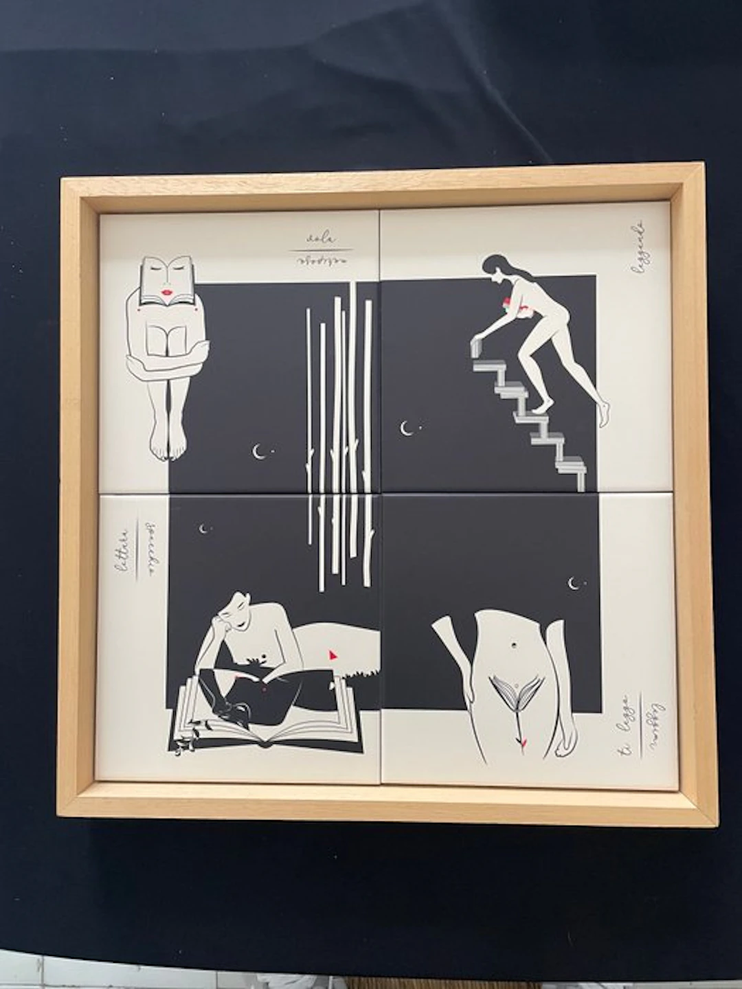 Kiasmo - Chiara Rescio - Frame - Wood, Ceramic