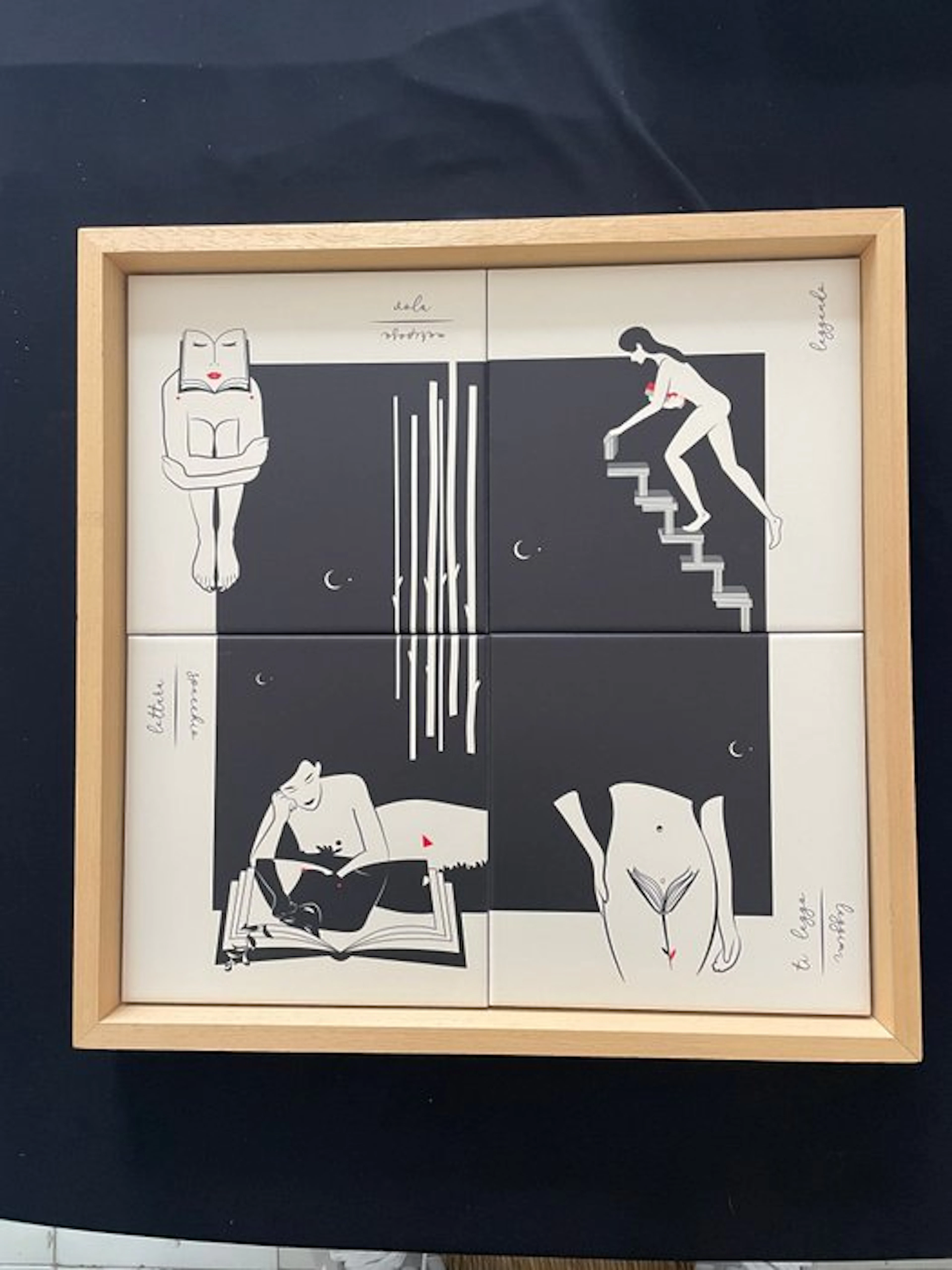 Kiasmo - Chiara Rescio - Frame - Wood, Ceramic