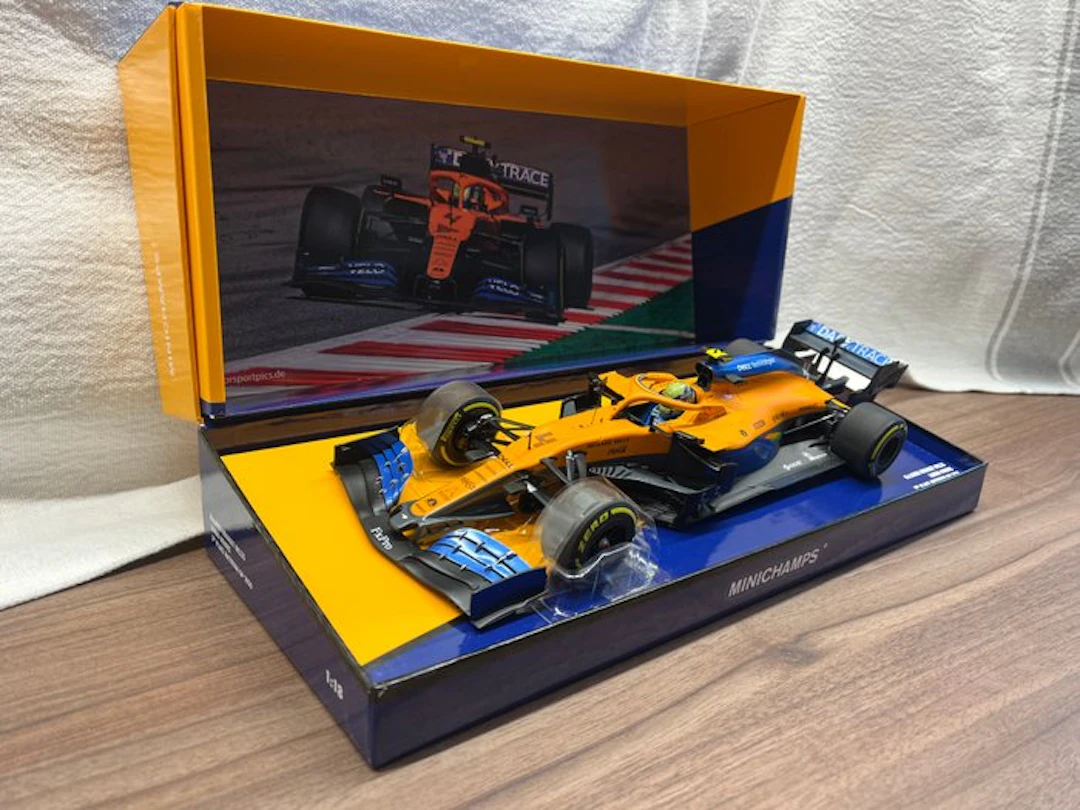 MiniChamps 1:18 - Model sports car - F1 McLaren Renault MCL35 - Lando Norris No