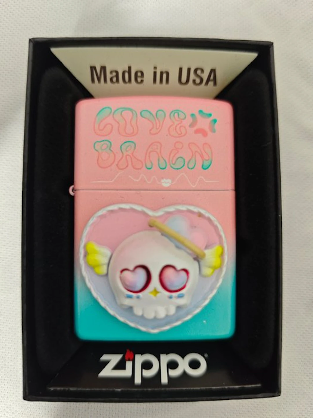 Zippo - Love-Struck - No reserve price - Lighter - Brass