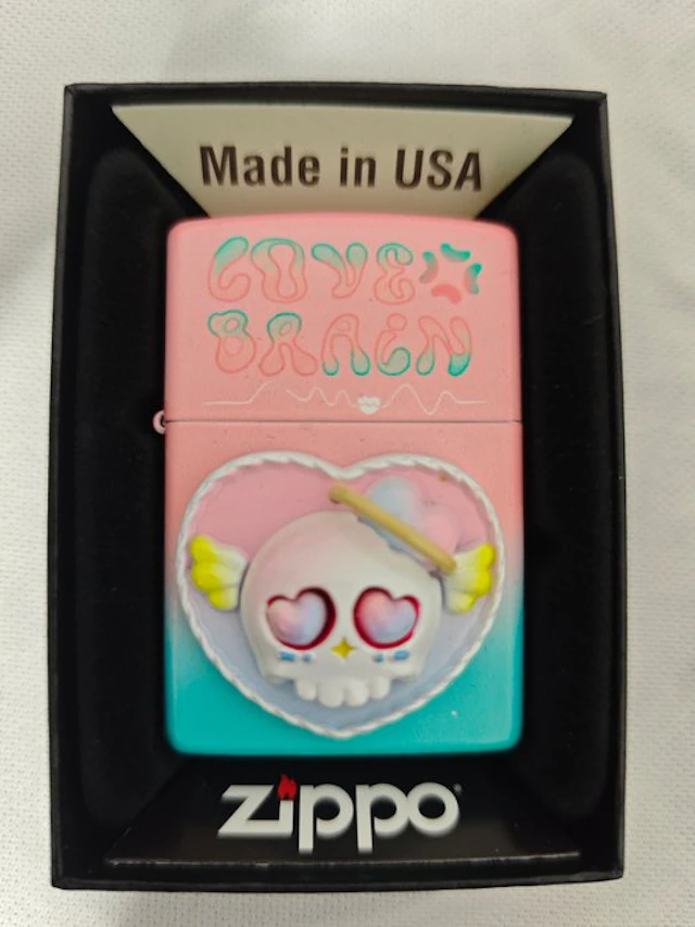 Zippo - Love-Struck - No reserve price - Lighter - Brass