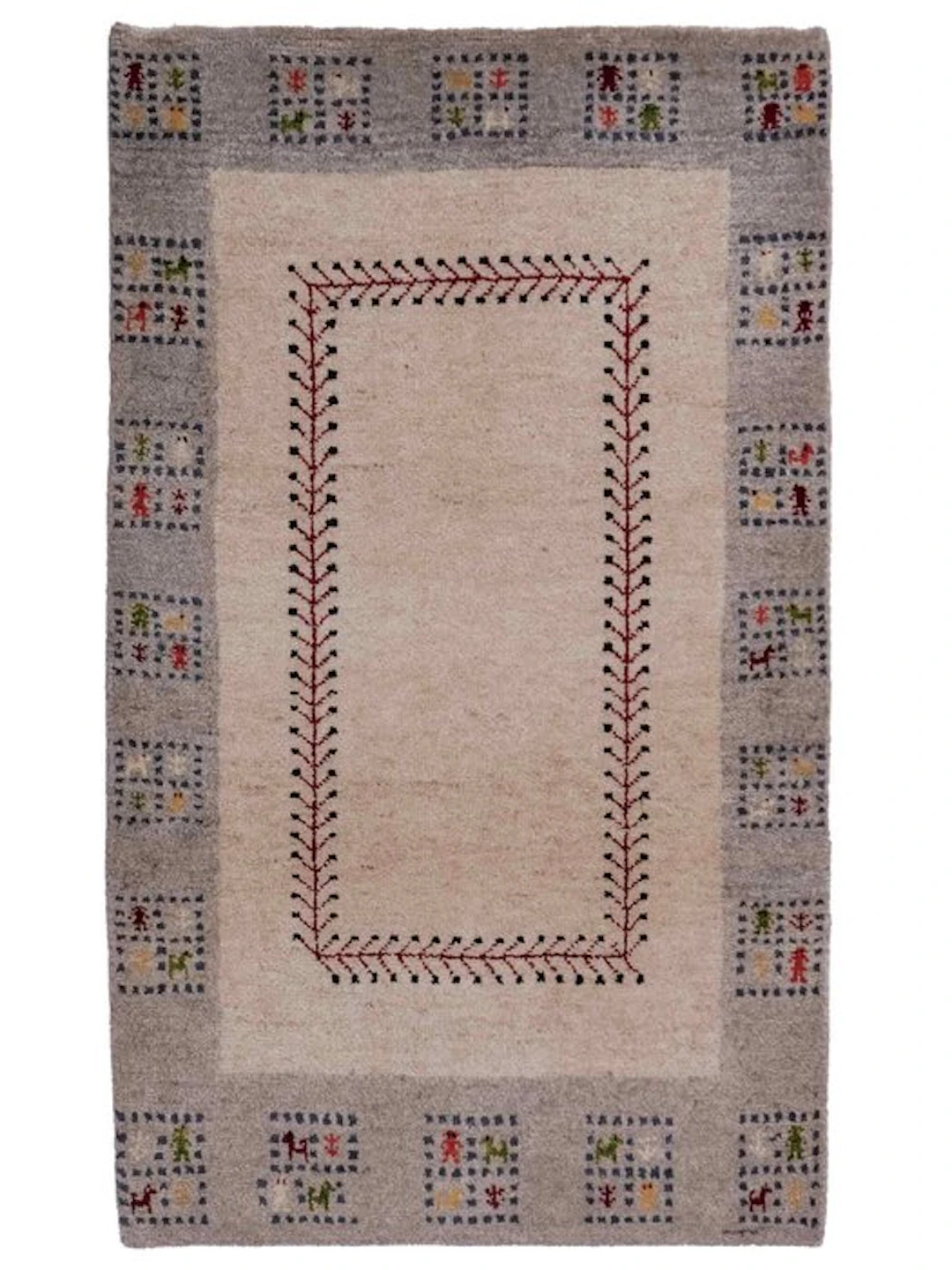 Gabbeh - Rug - 94 cm - 59 cm - Hand-knotted from wool