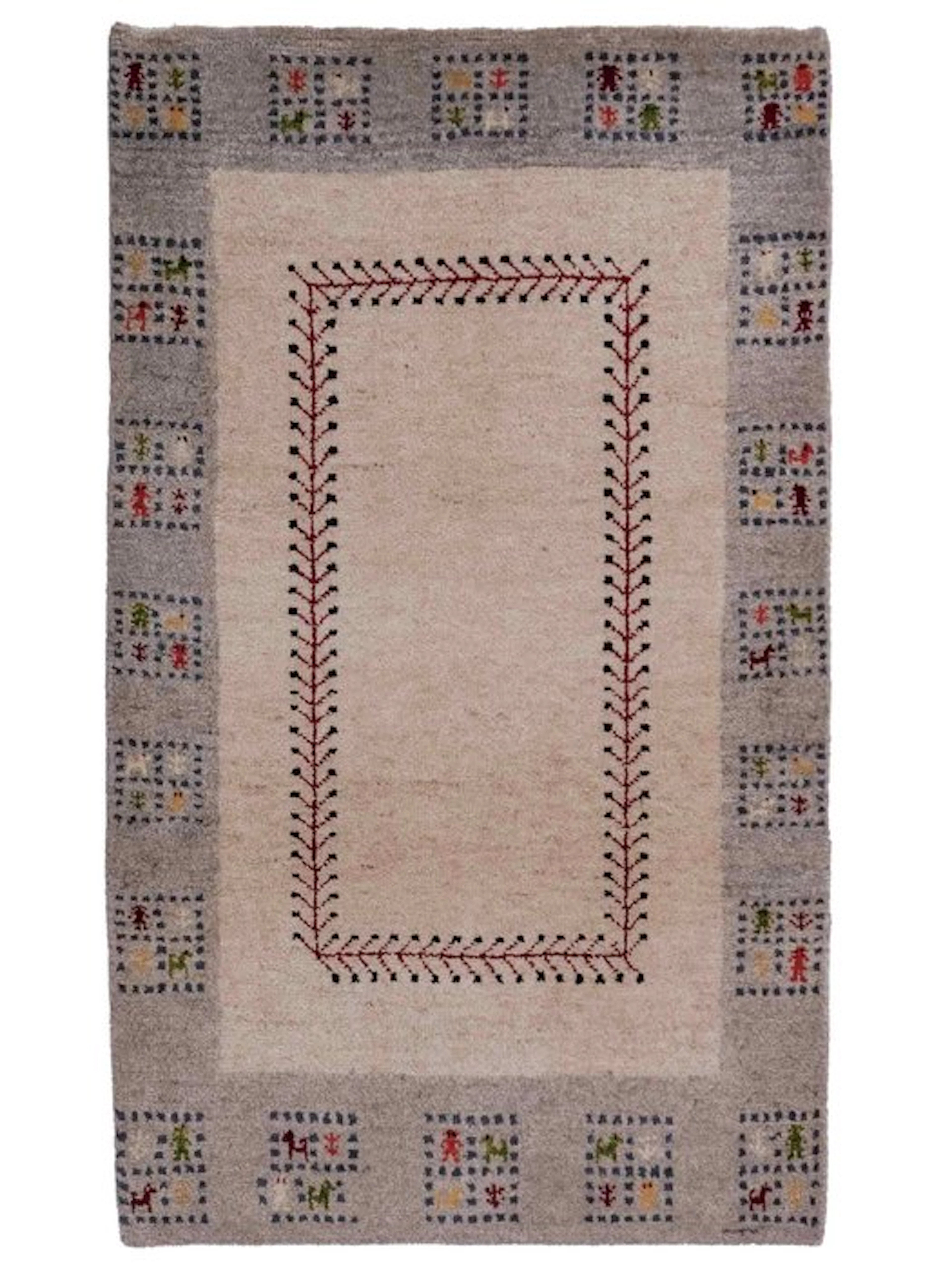 Gabbeh - Rug - 94 cm - 59 cm - Hand-knotted from wool