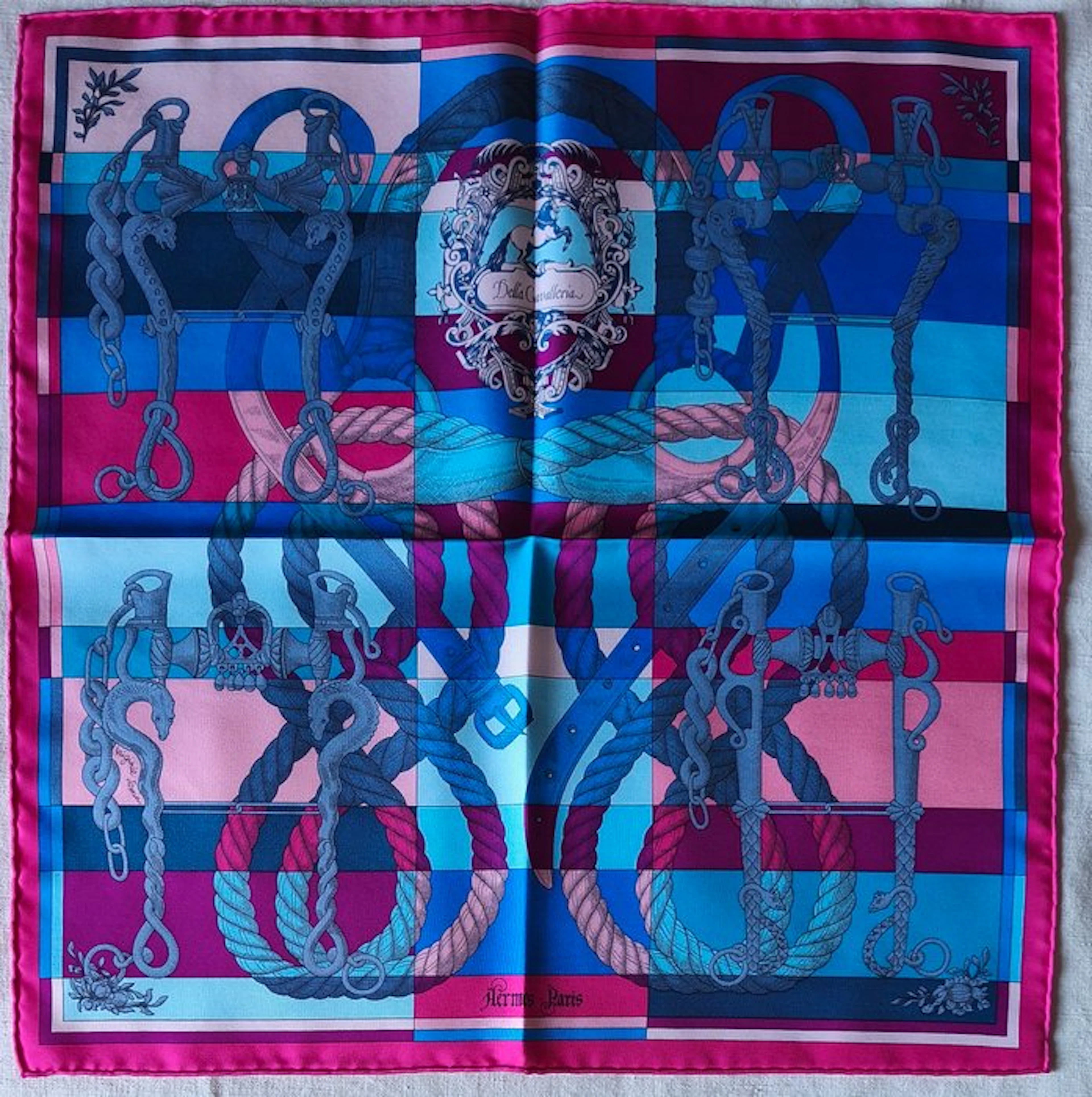 Hermès - DELLA CAVALLERIA by Virginie Jamin. Gavroche - Foulard